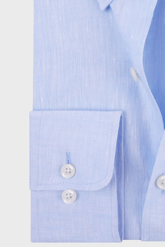 Pure Linen Button-Down Shirt
