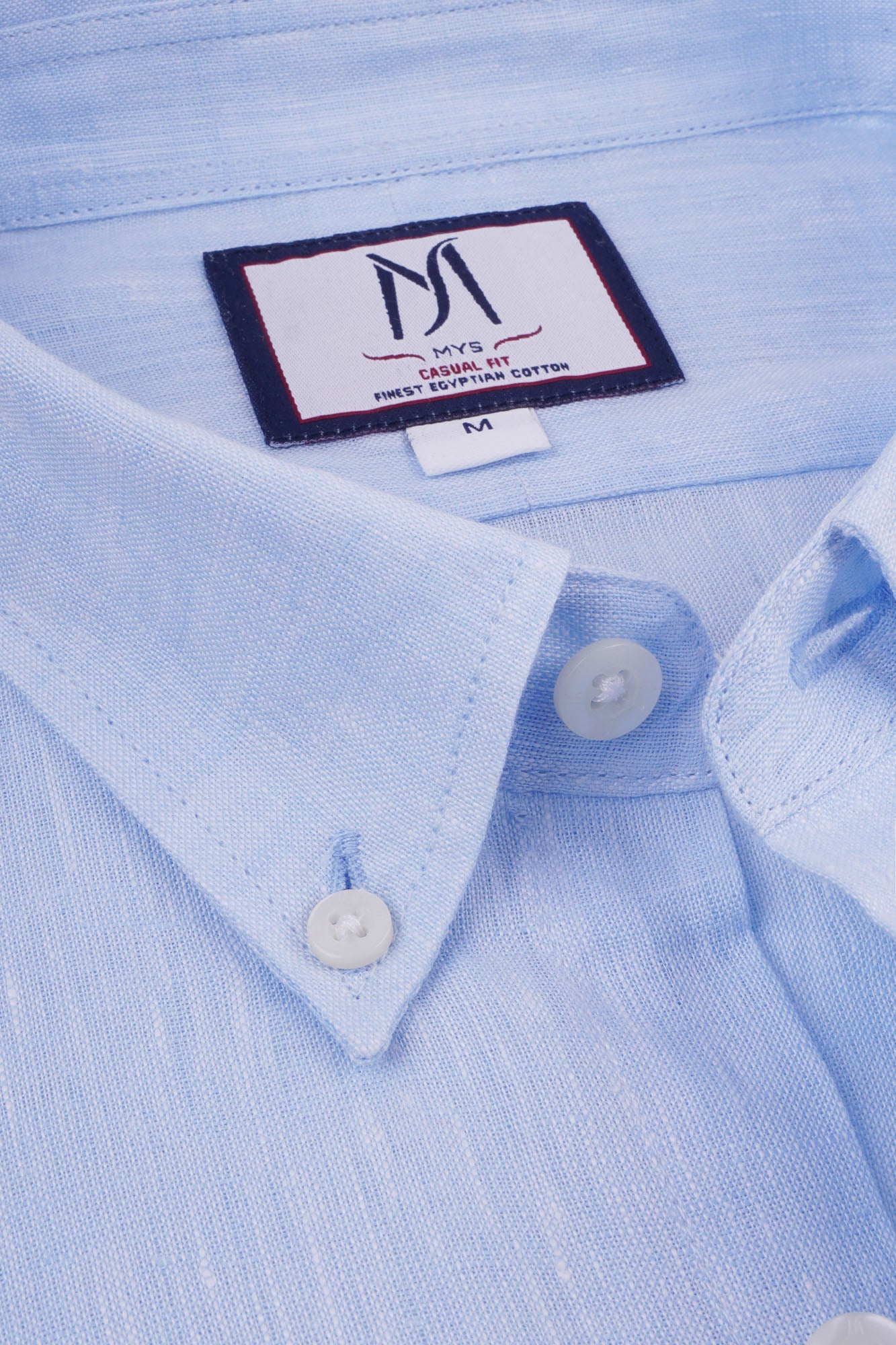 Pure Linen Button-Down Shirt