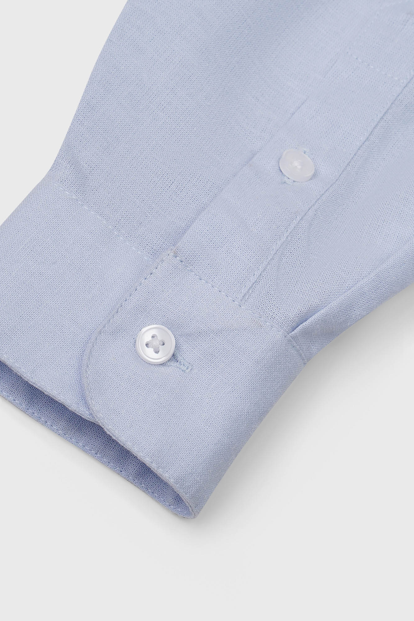 Light Blue Linen Cotton Shirt