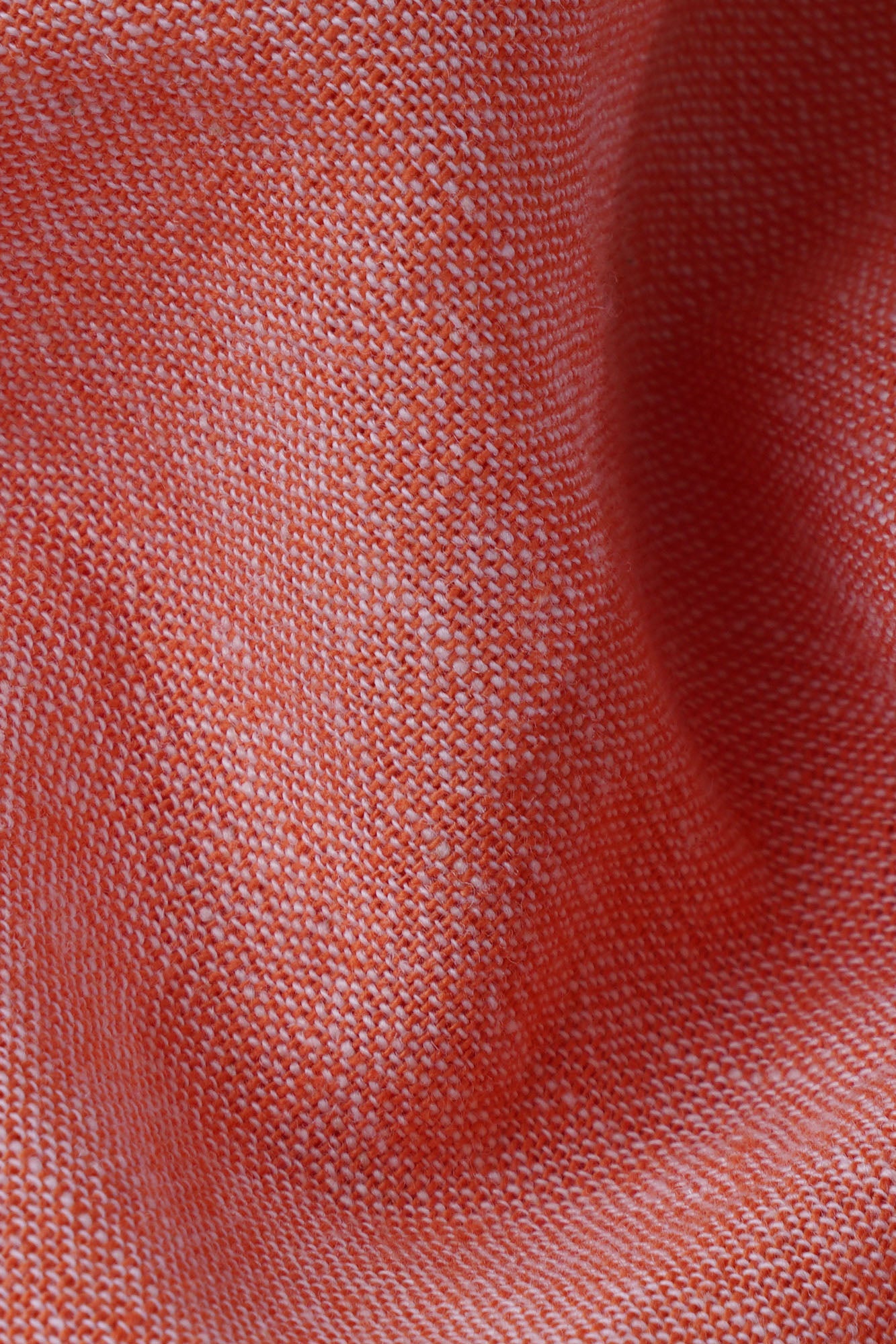Orange Cotton Linen Shirt