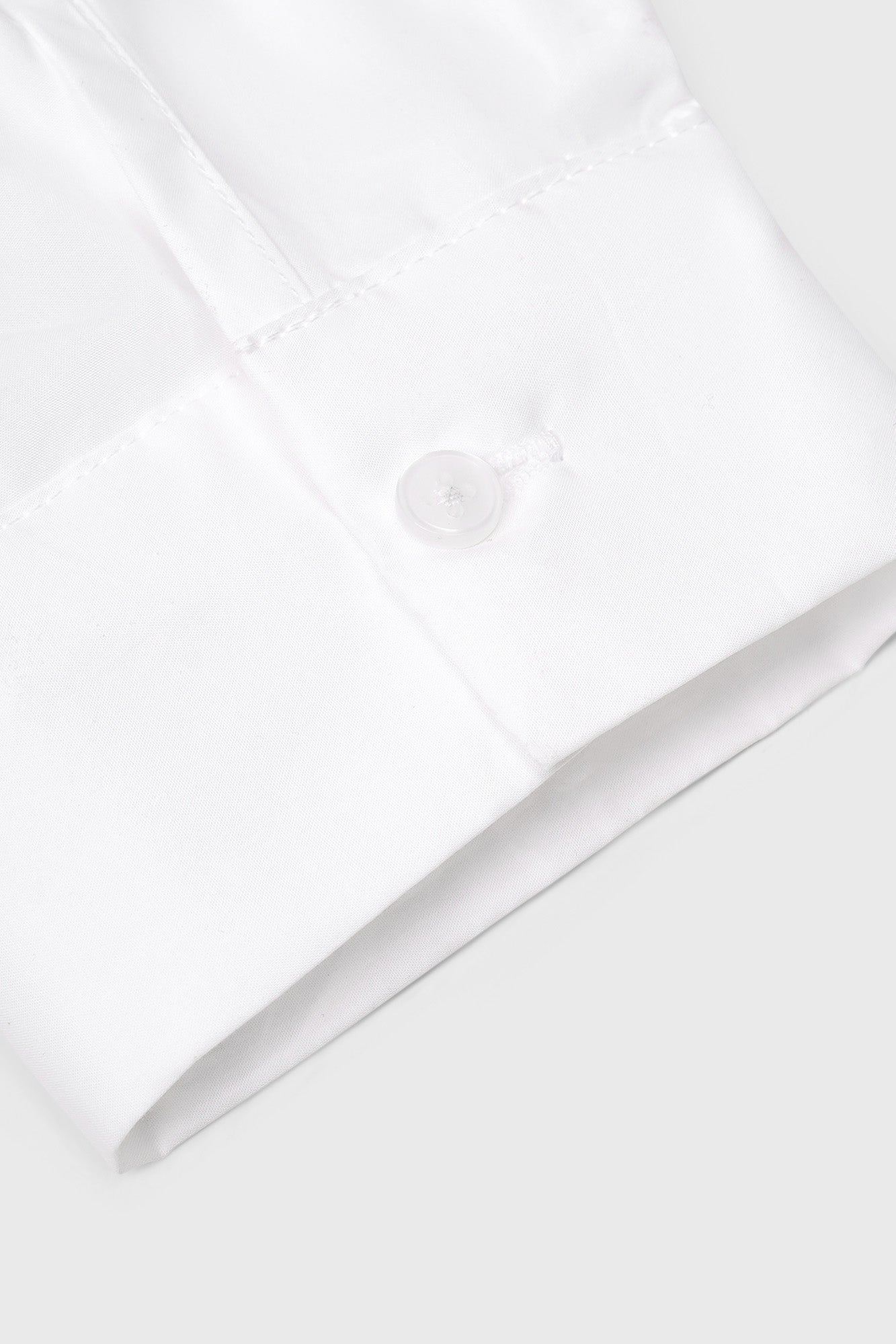 White Oversized Back Tie Shirt