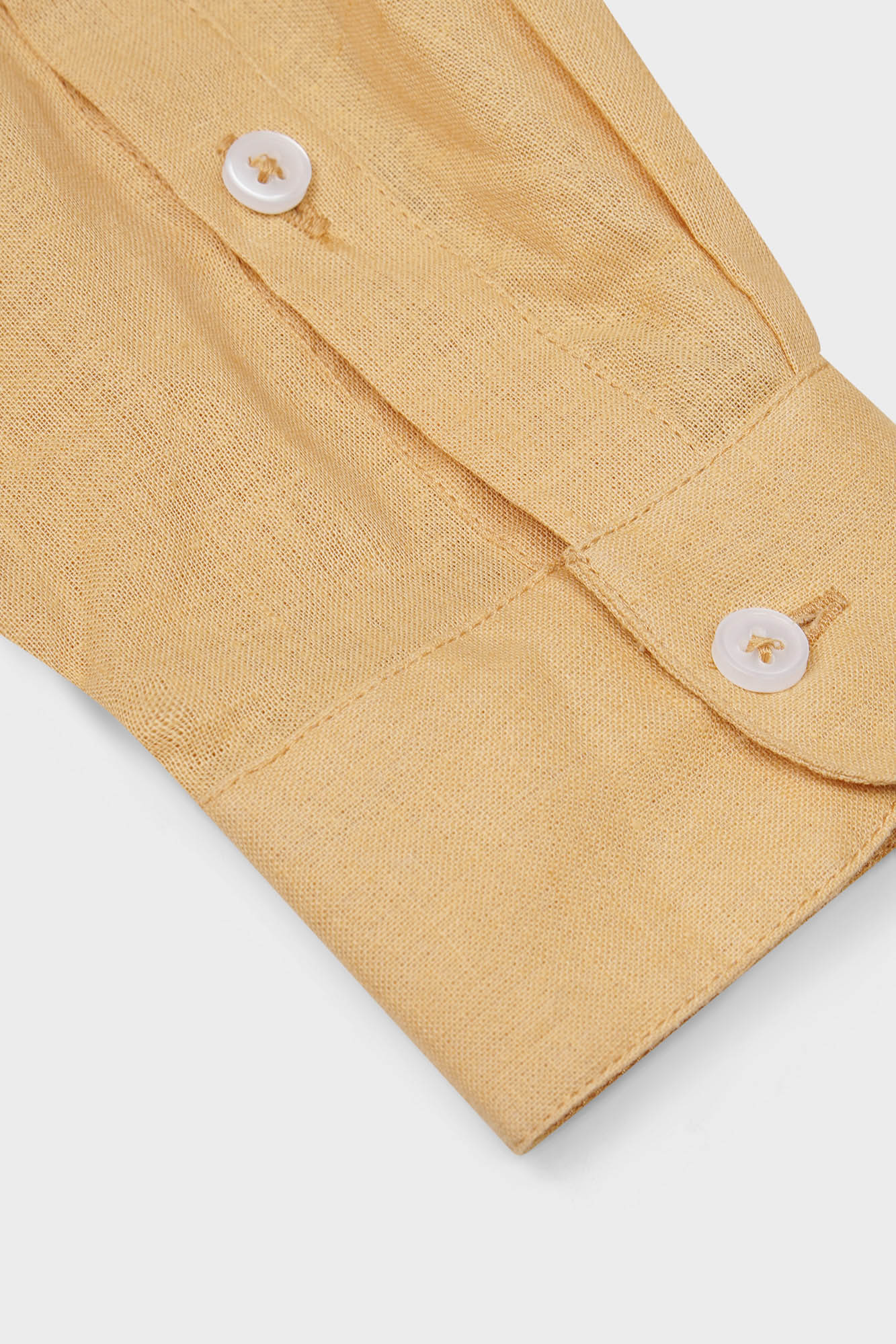 Mustard Linen Cotton Shirt