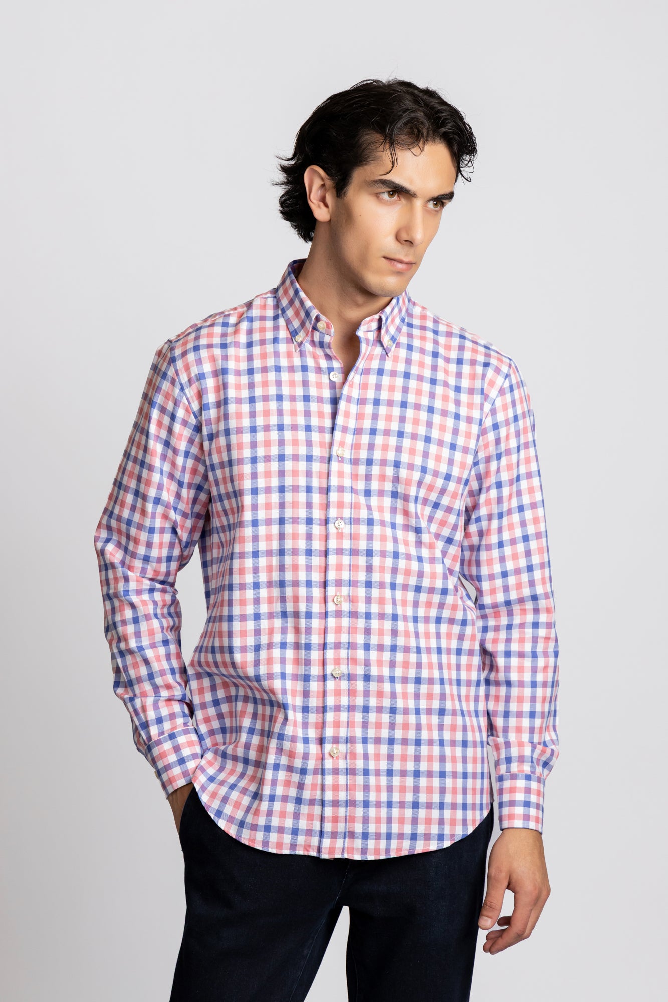 Checkered Oxford Shirt