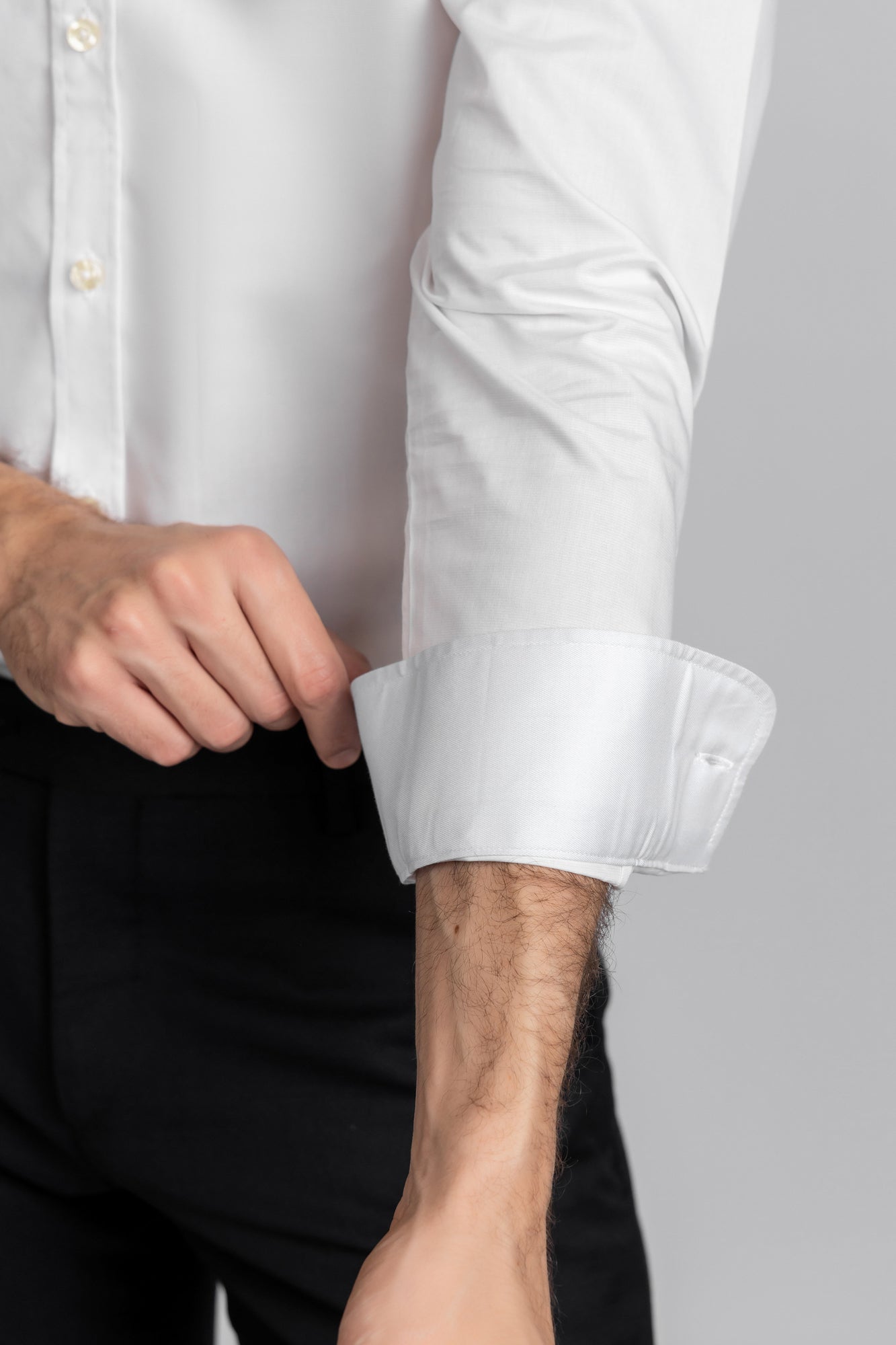 White Twill Shirt - Regular Fit