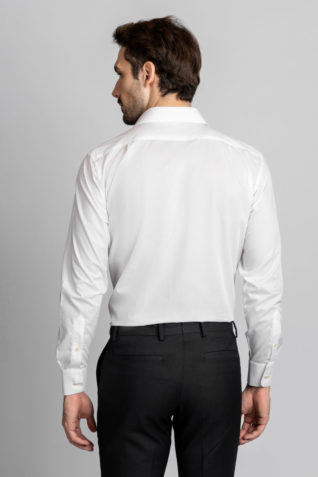 White Twill Shirt - Regular Fit