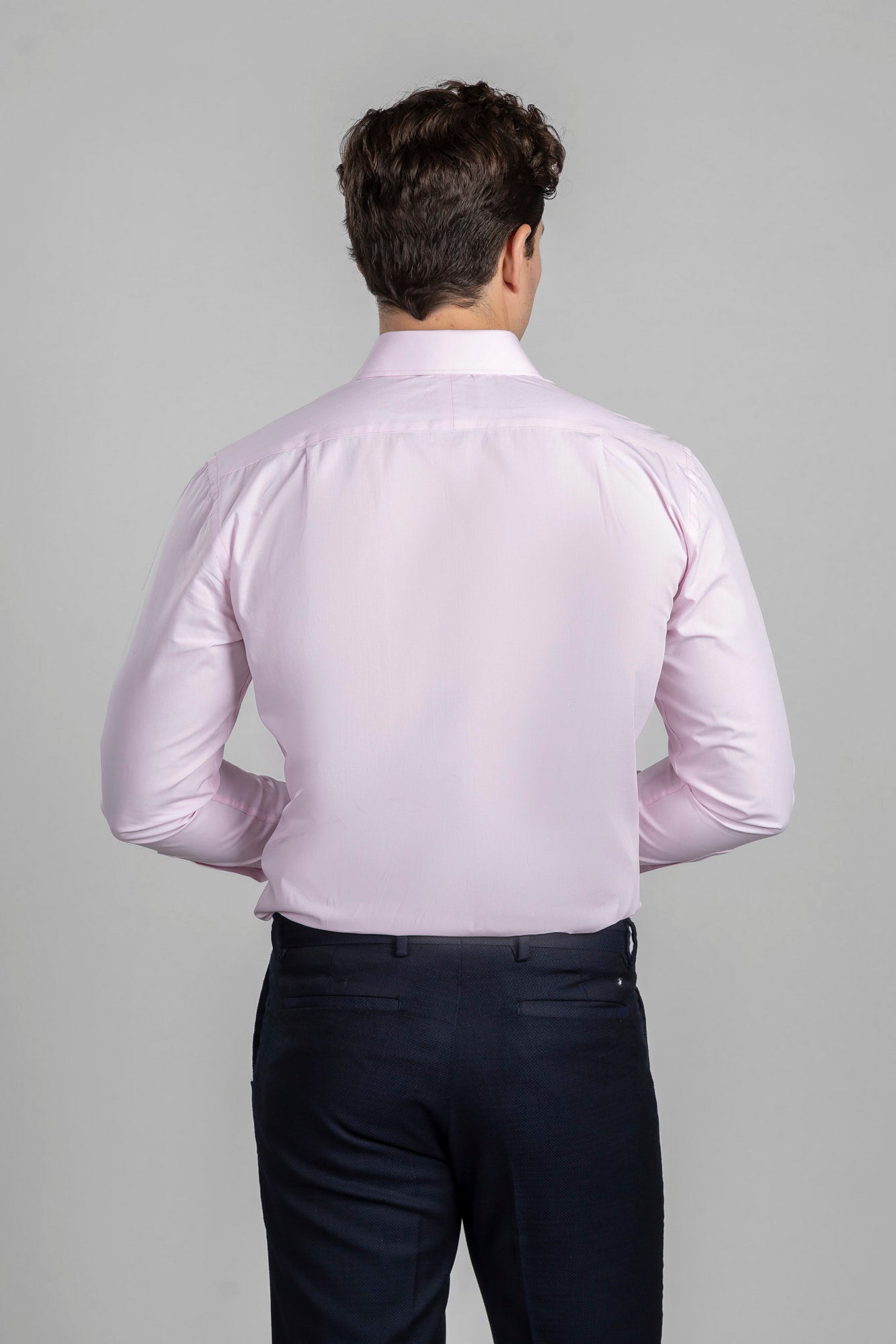 Light Pink Poplin Shirt - Regular Fit