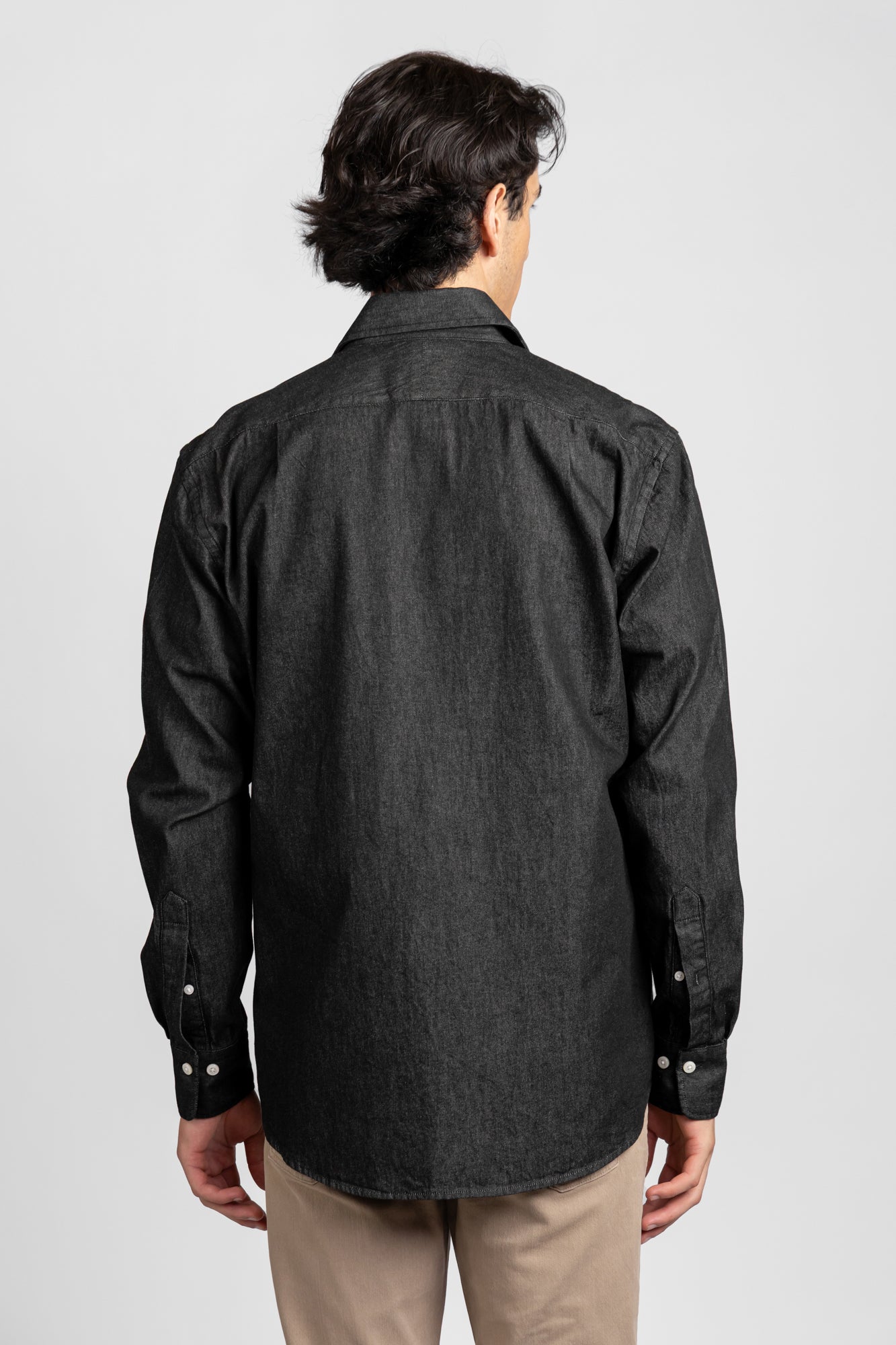 Cutaway Denim Shirt