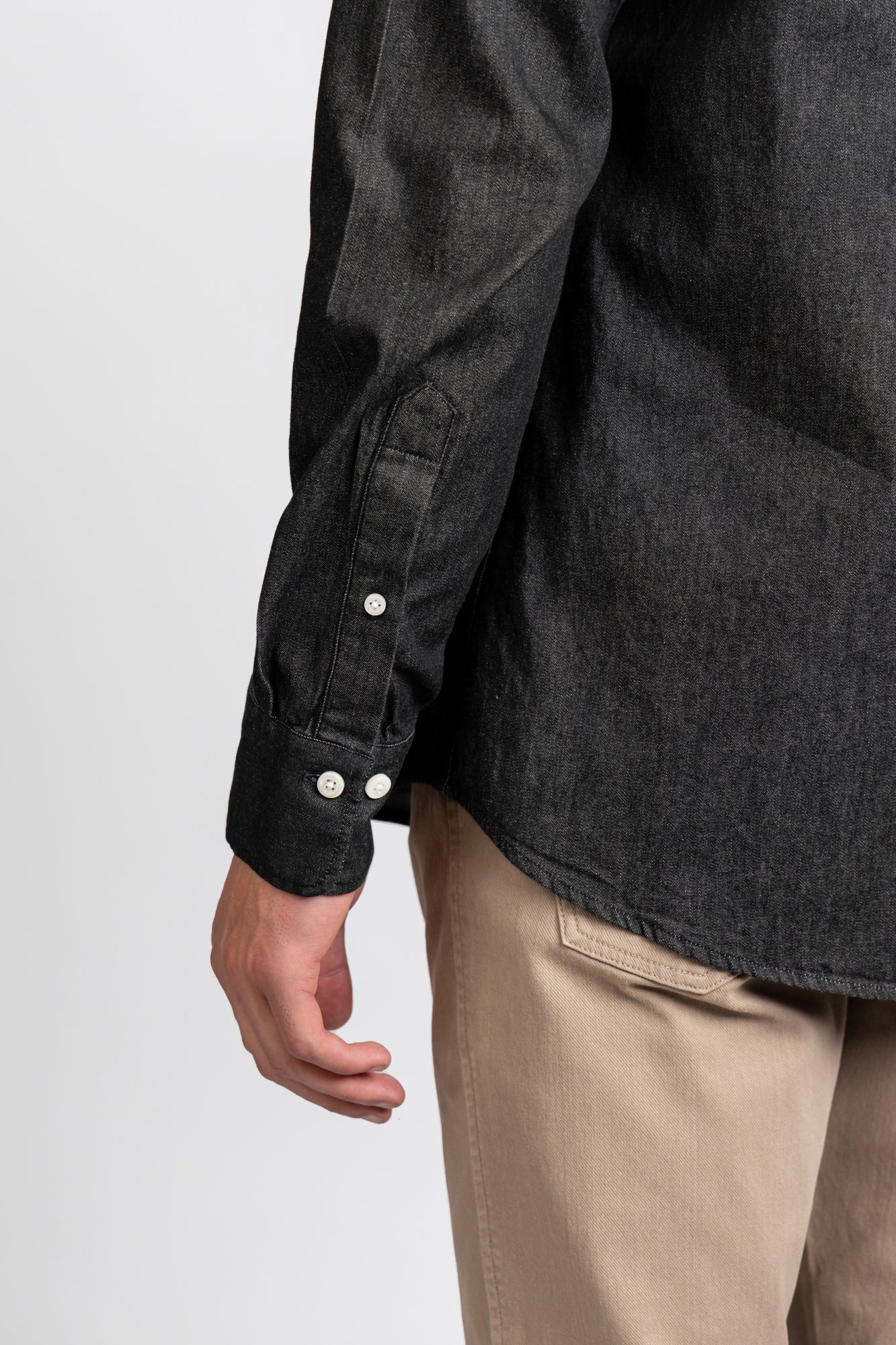 Cutaway Denim Shirt
