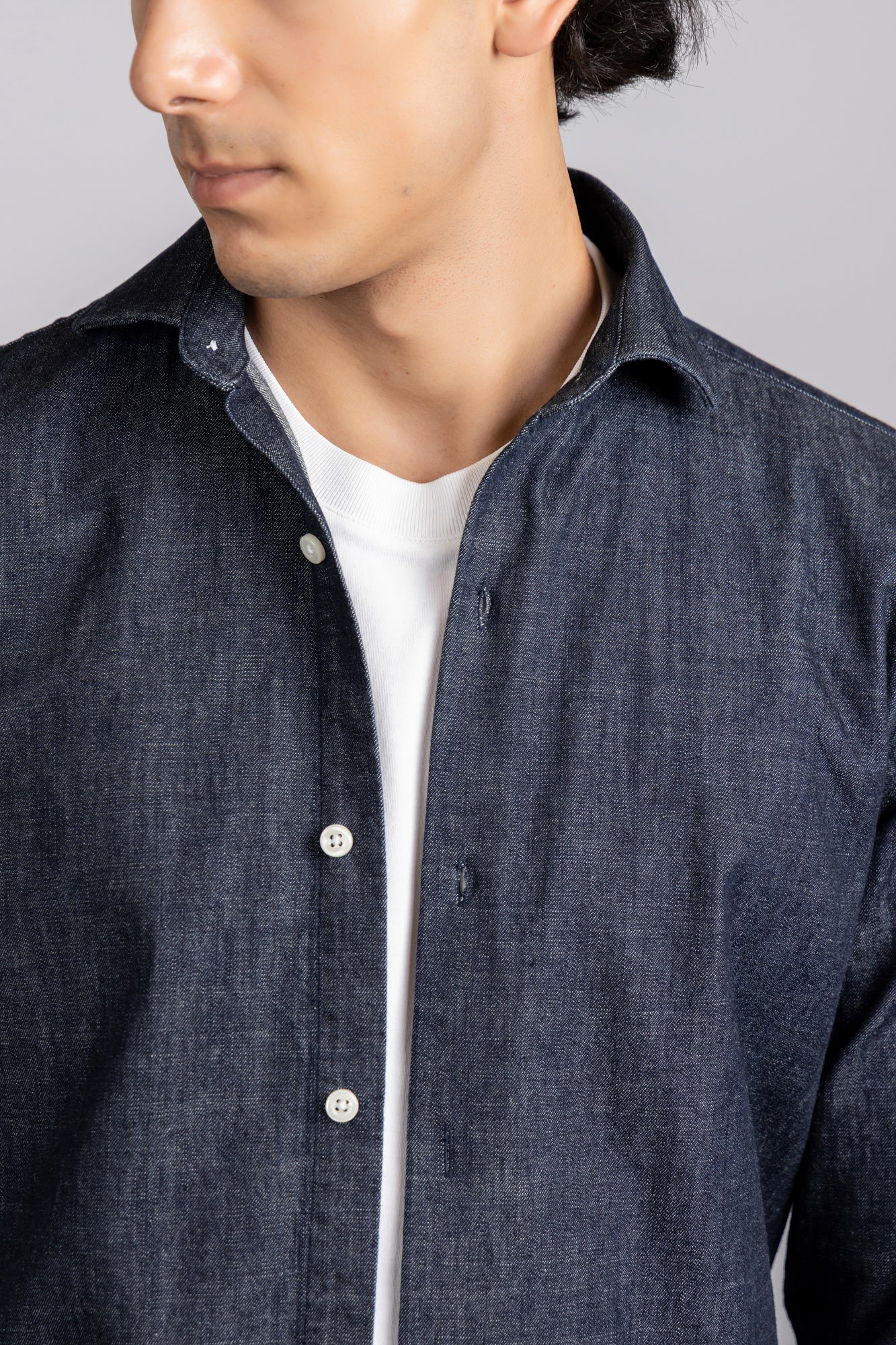Cutaway Denim Shirt