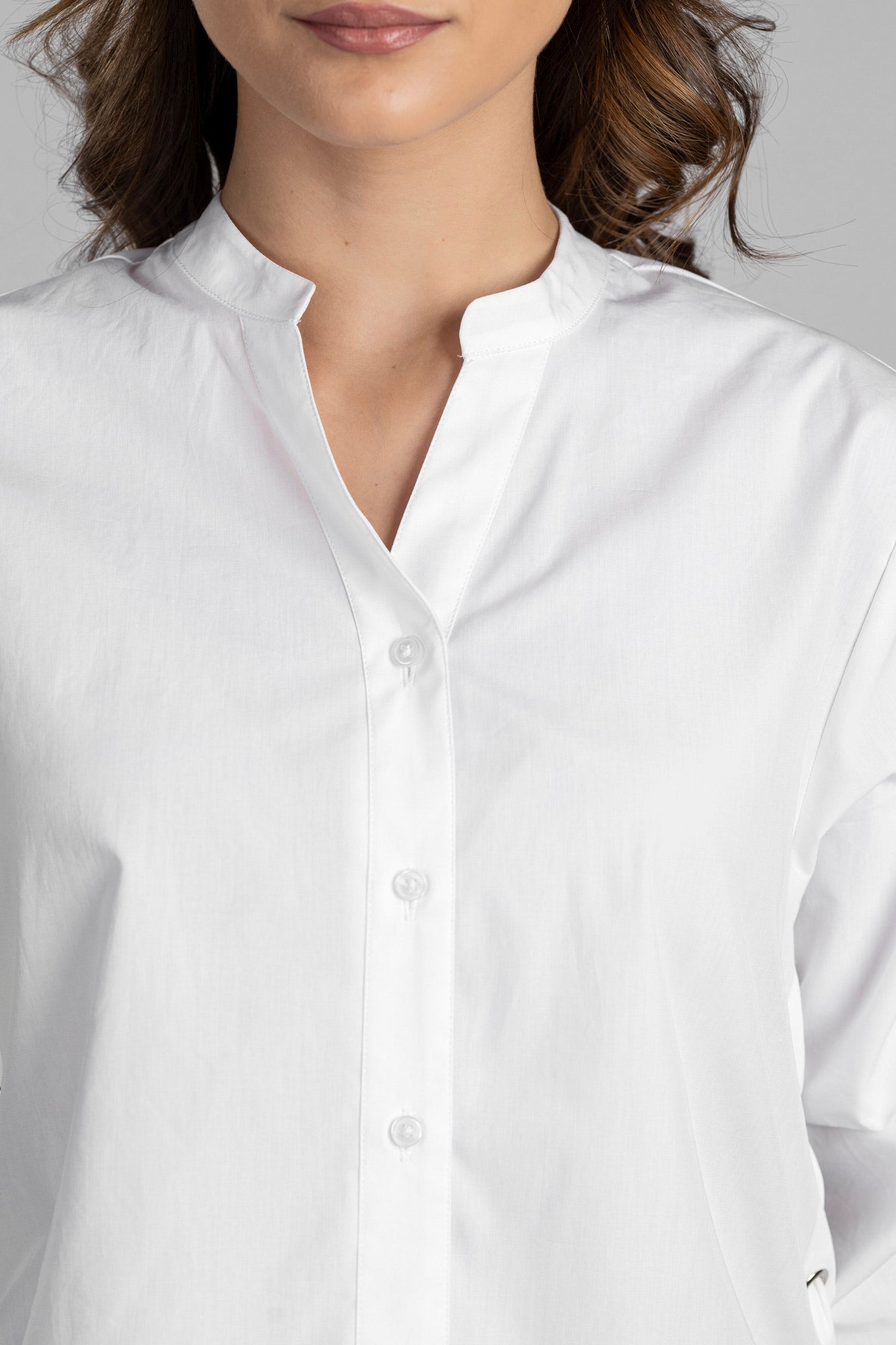 White Side Tie Shirt