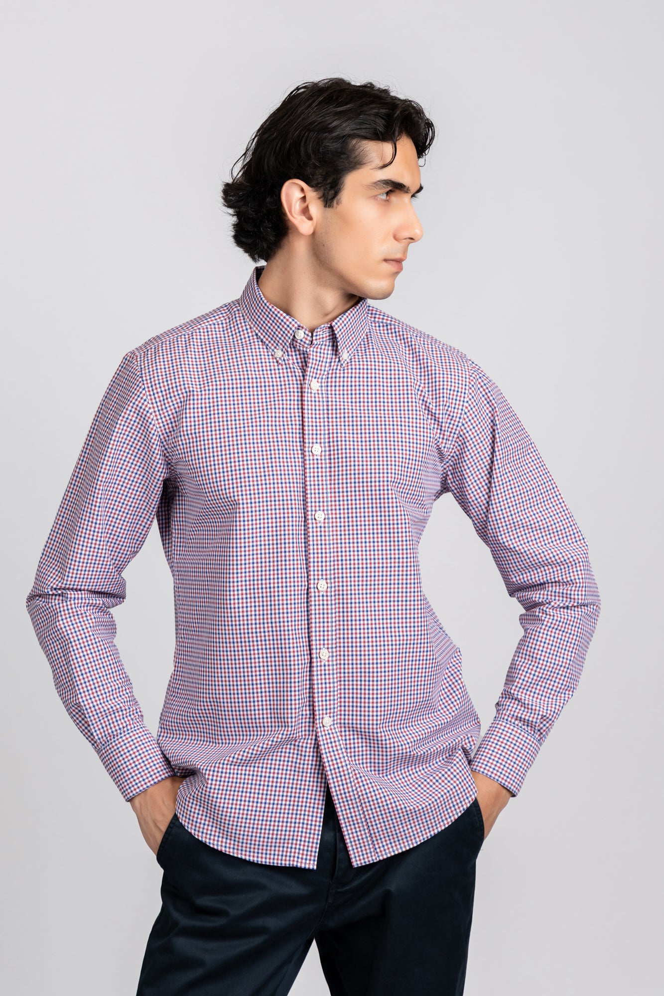 Poplin Check Shirt
