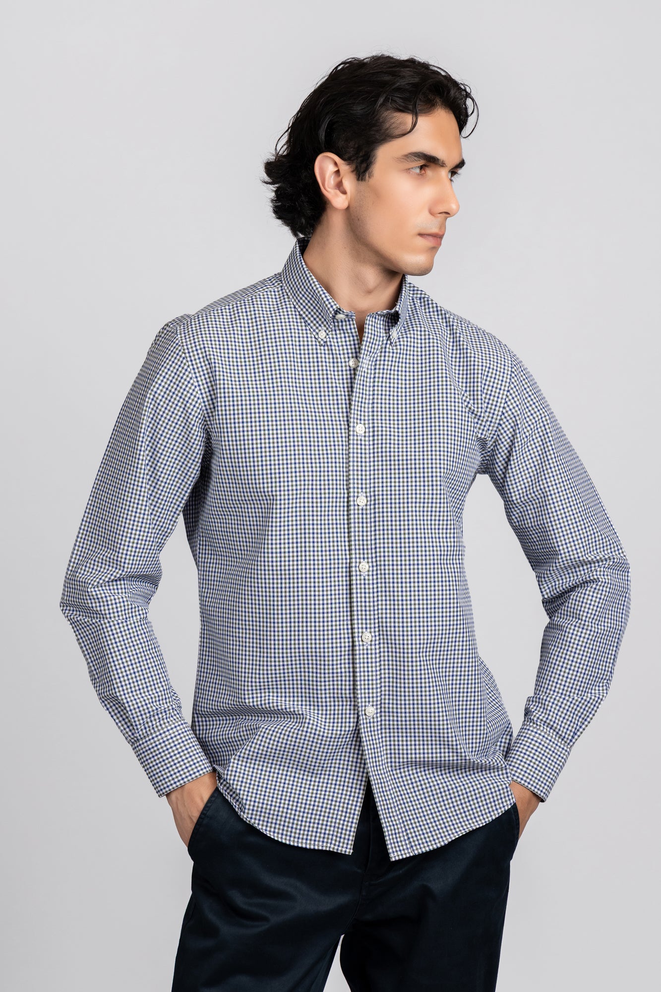 Poplin Check Shirt