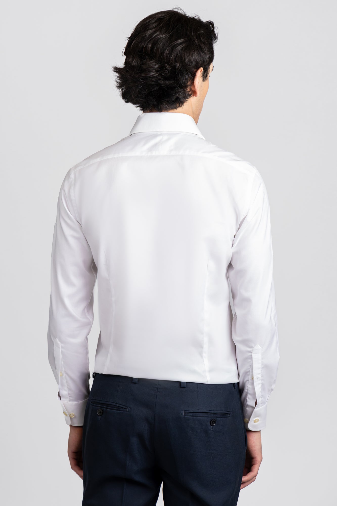 White Twill Non-Iron Shirt - Slim Fit