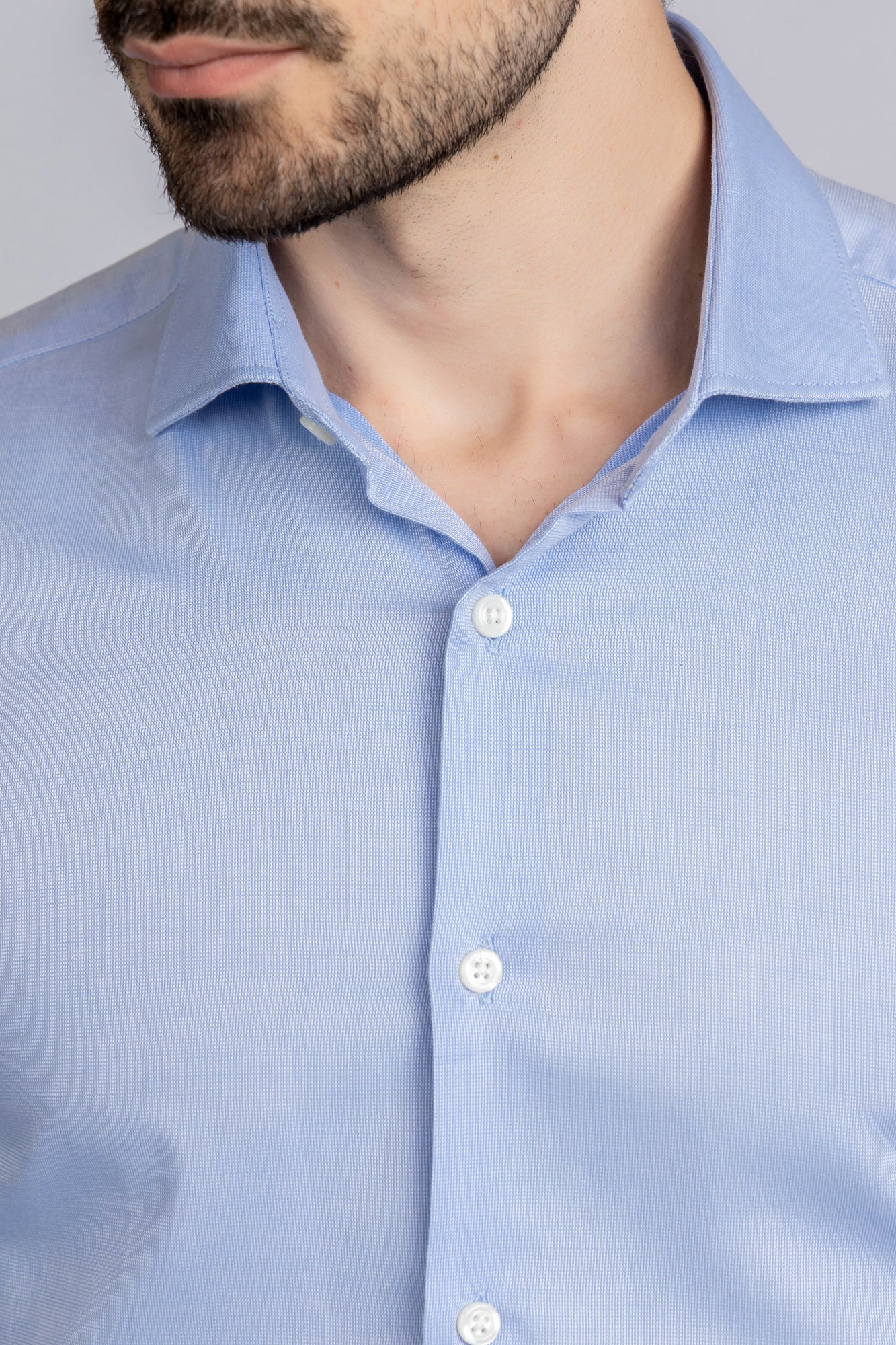 Blue Filafil Shirt - Slim Fit