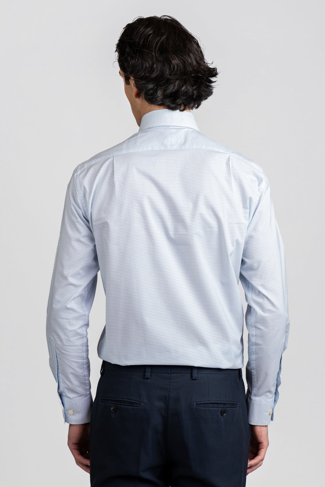 Printed Poplin Stretch Shirt