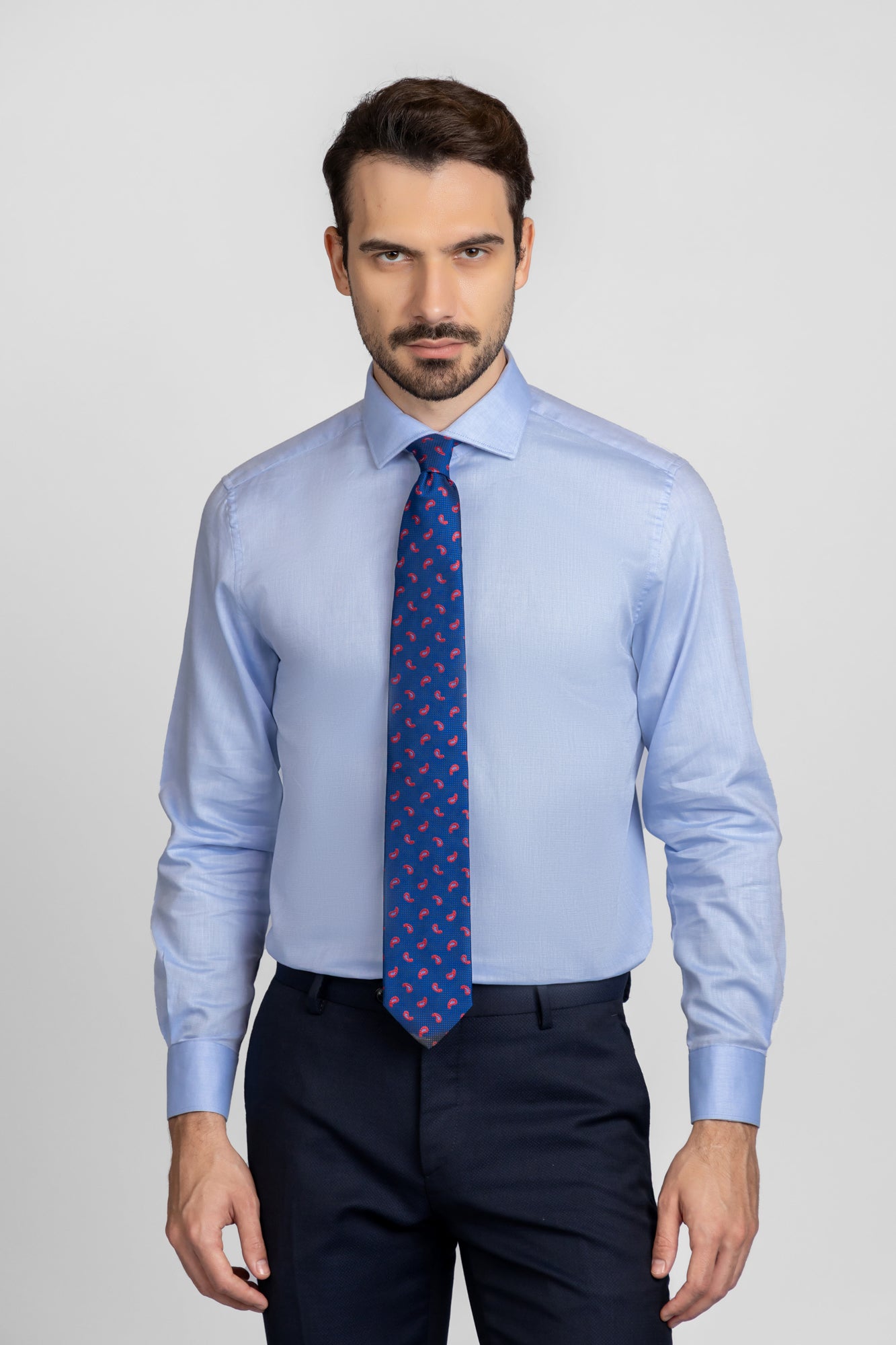 Blue Filafil Shirt - Slim Fit