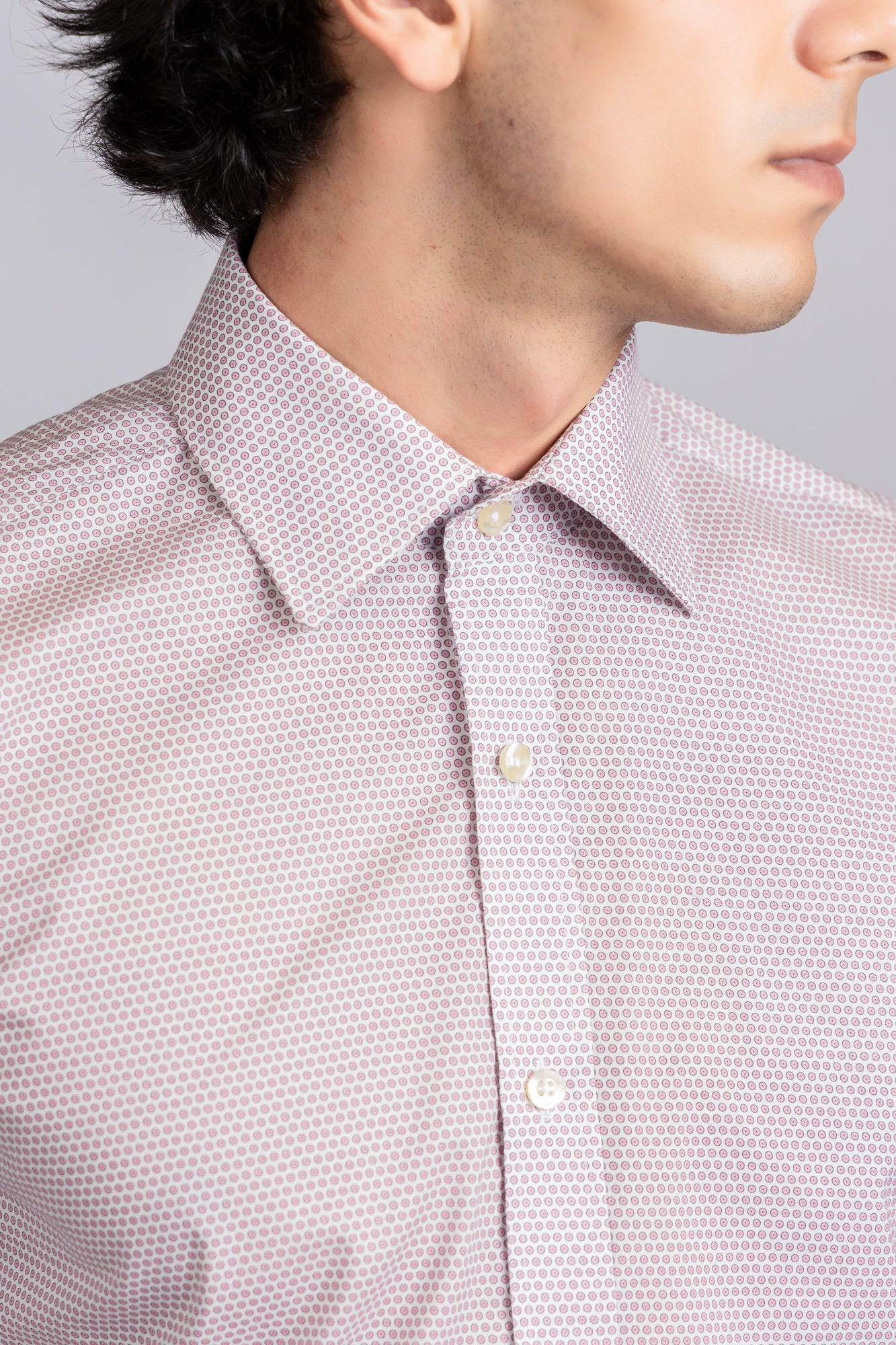 Printed Poplin Stretch Shirt
