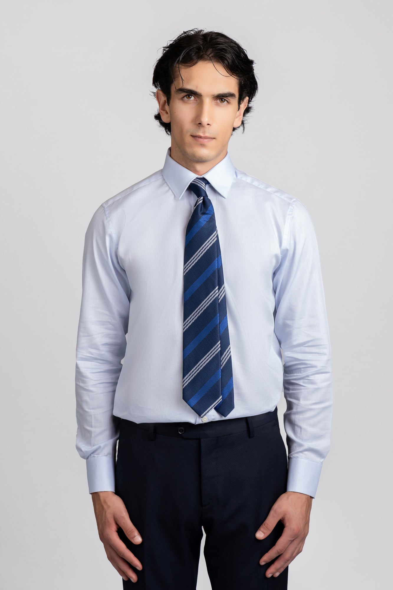 Light Blue Filafil Shirt - Regular Fit