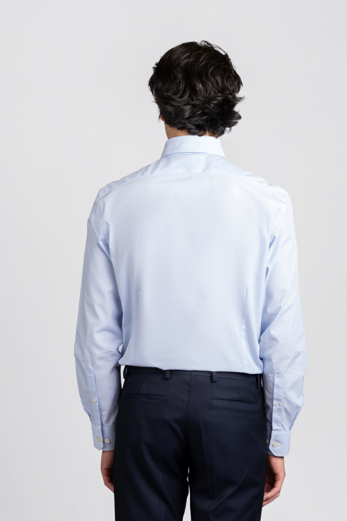Light Blue Filafil Shirt - Slim Fit