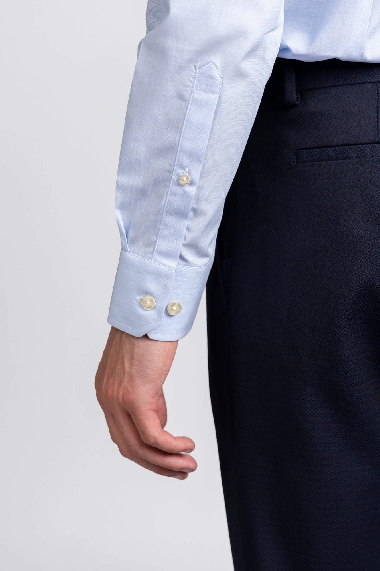 Light Blue Filafil Shirt - Slim Fit