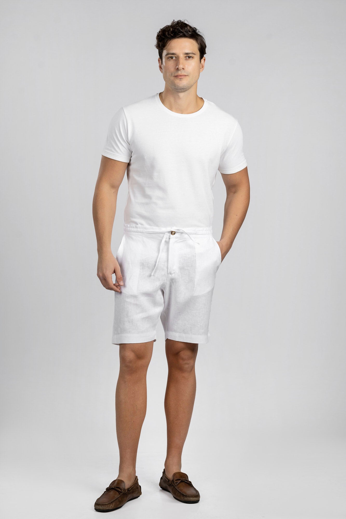 Pure Linen Shorts