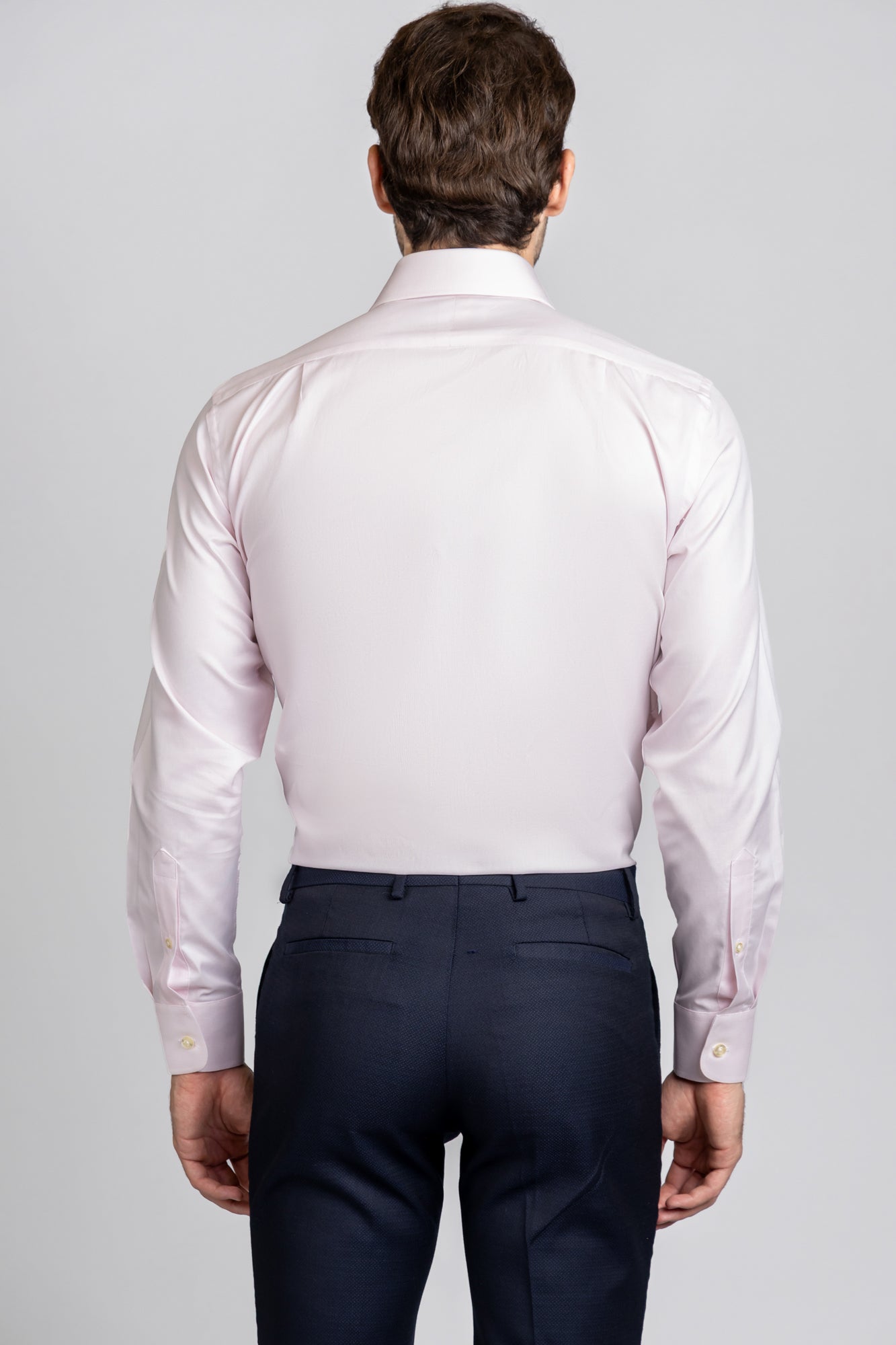 Light Pink Dobby Shirt - Regular Fit