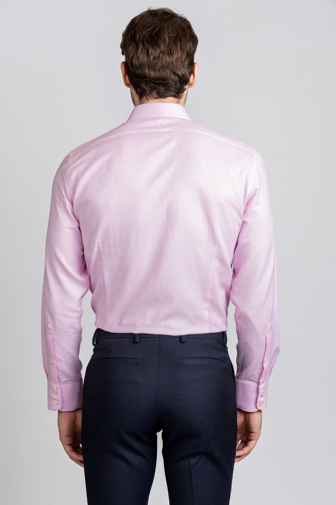 Pink Dobby Shirt - Slim Fit