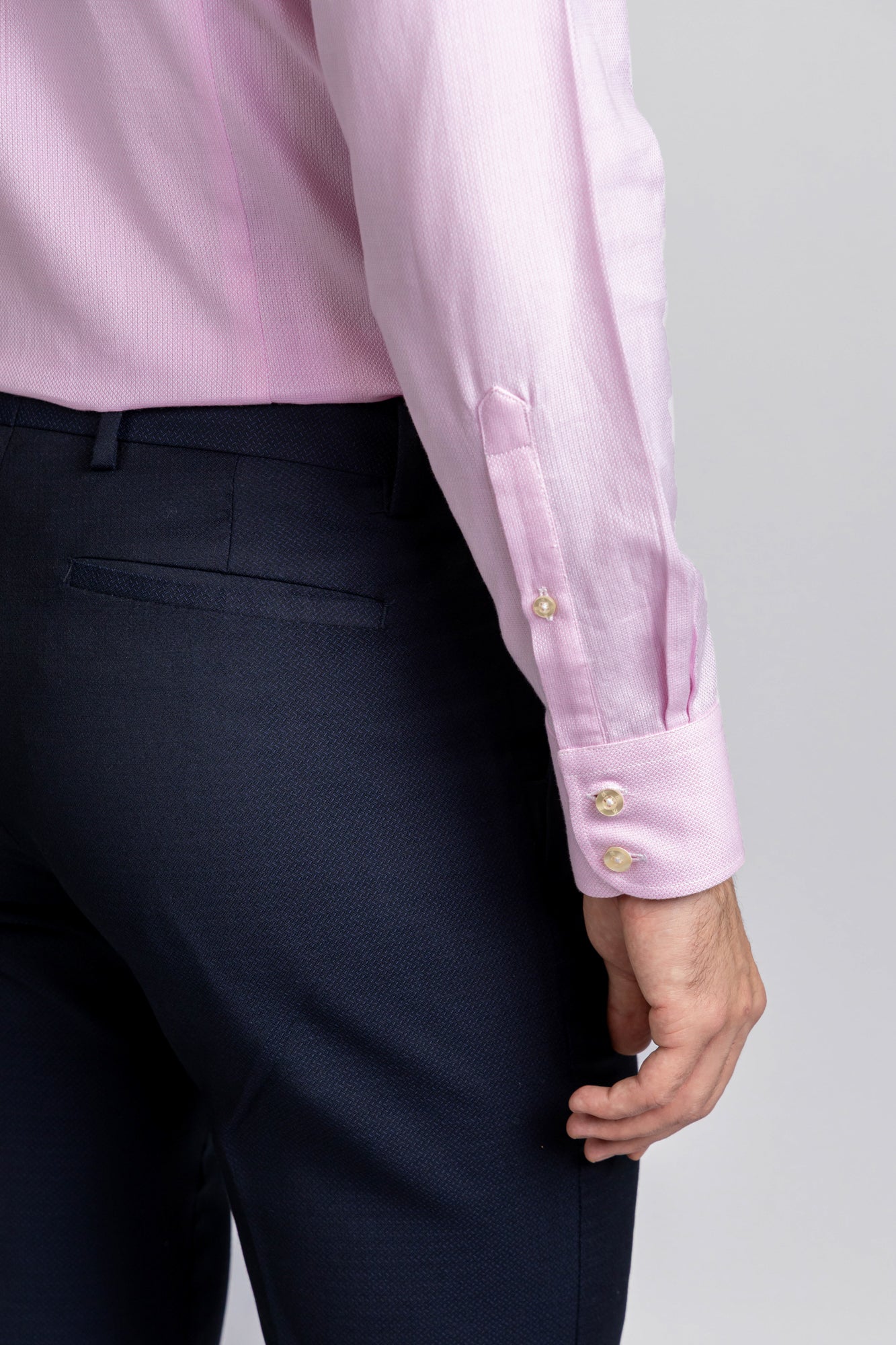 Pink Dobby Shirt - Slim Fit