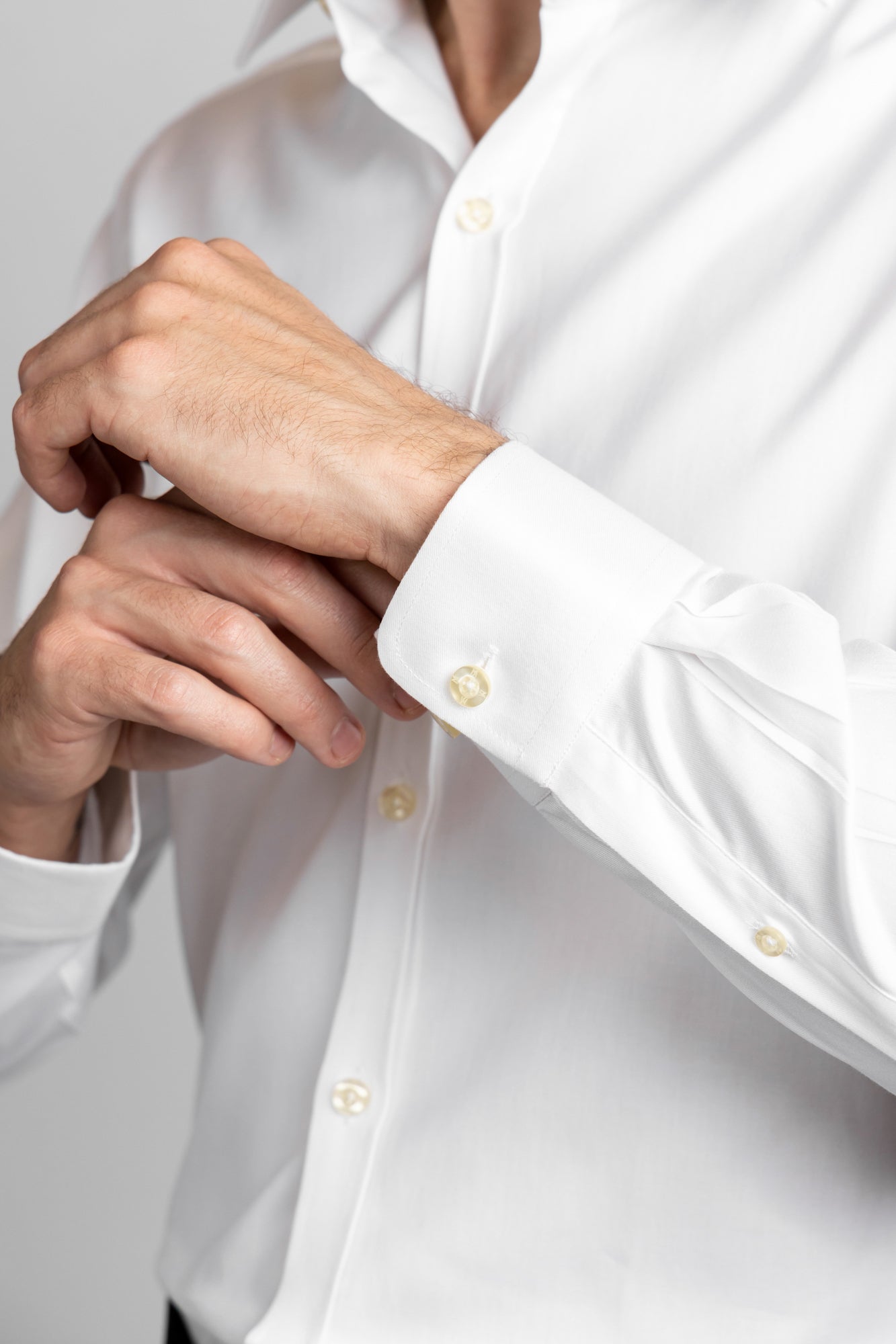 White Twill Shirt - Slim Fit