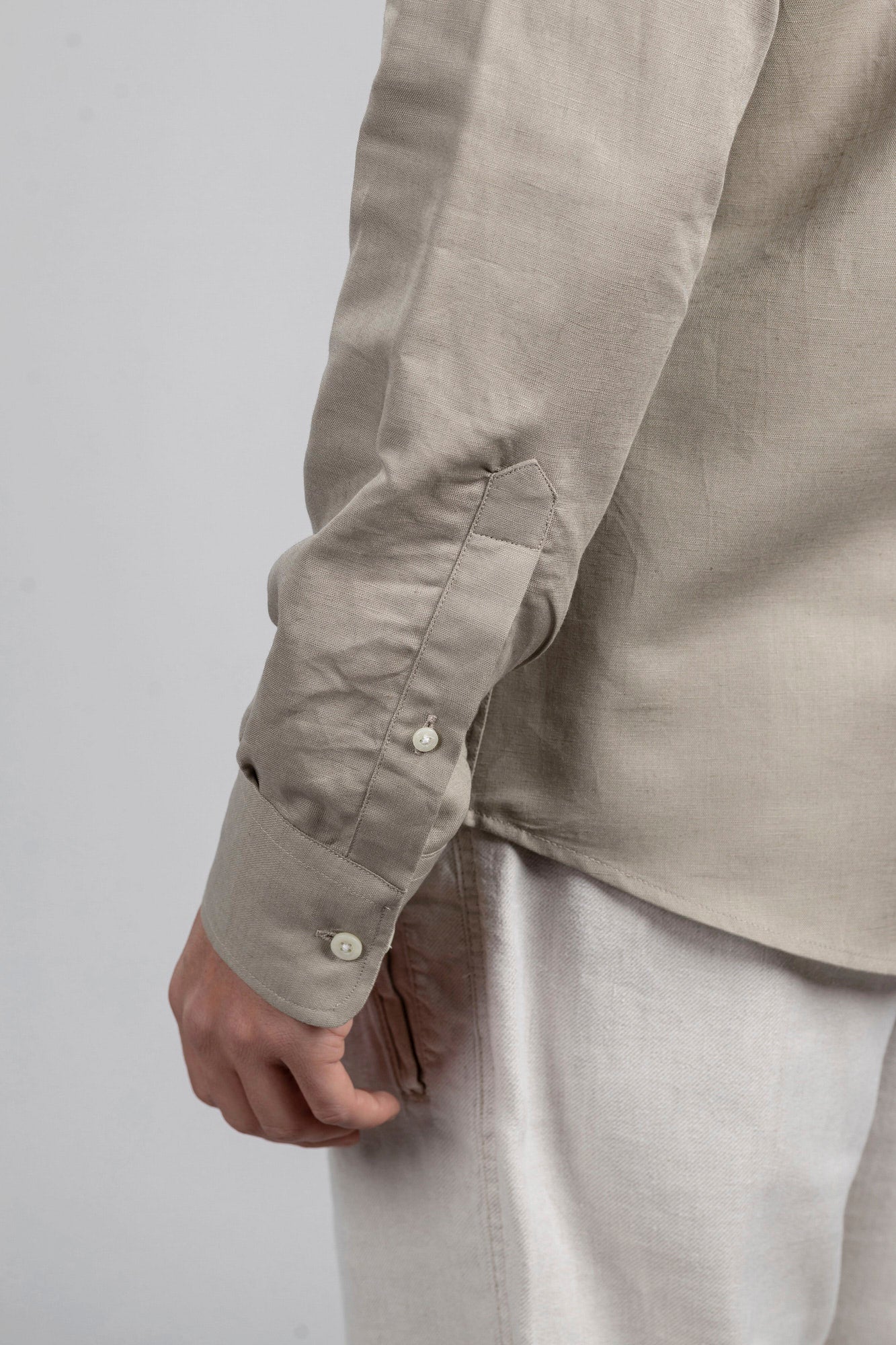 Linen Cotton Button-Down Shirt