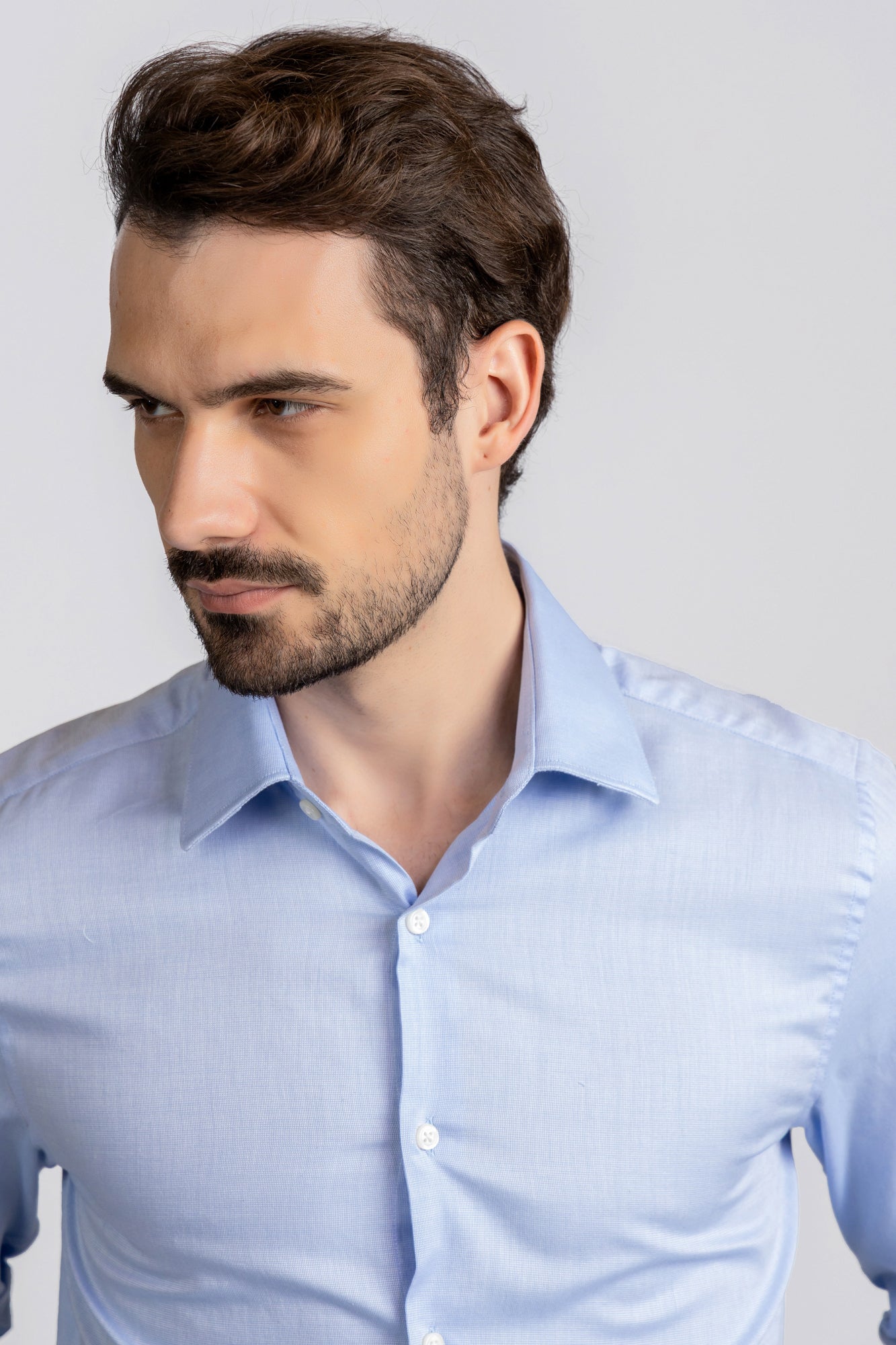 Blue Filafil Shirt - Slim Fit