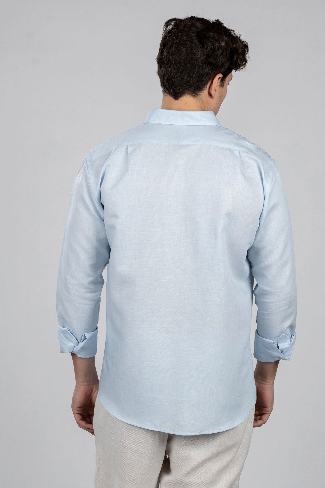 Linen Cotton Button-Down Shirt