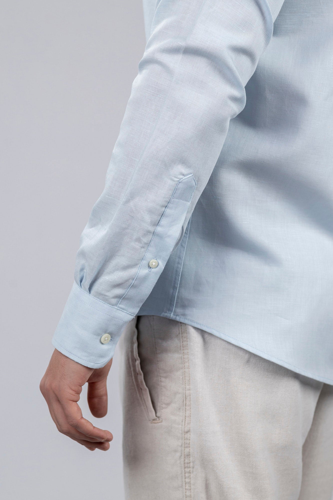 Linen Cotton Button-Down Shirt