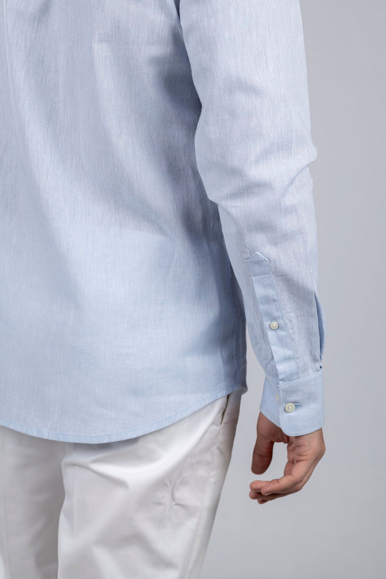 Linen Cotton Cutaway Shirt