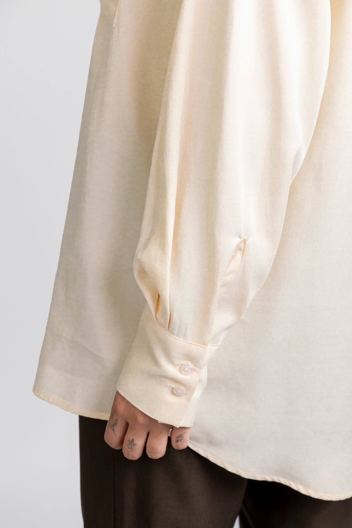 Tencel Shirt with Flap Pockets