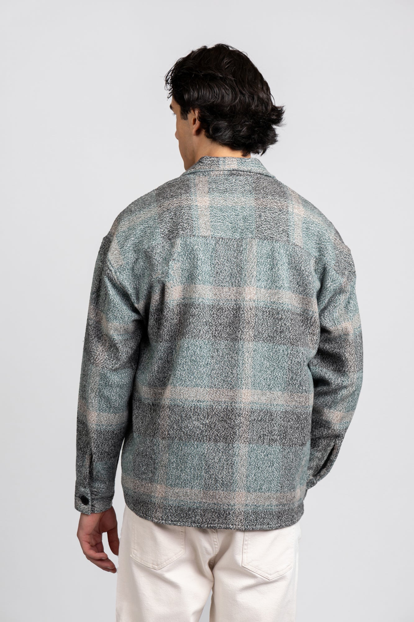 Brushed Checkered Overshirt