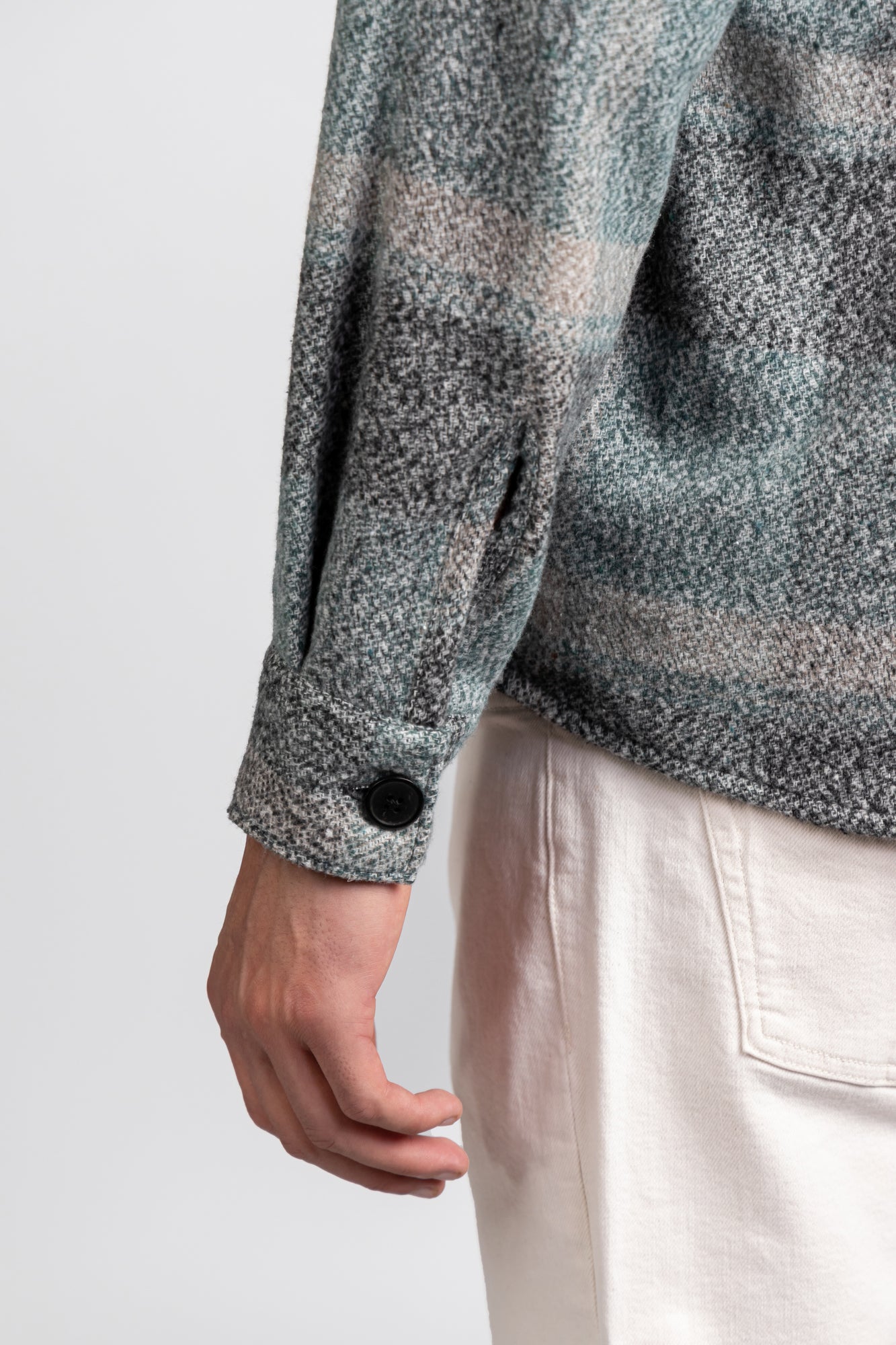 Brushed Checkered Overshirt