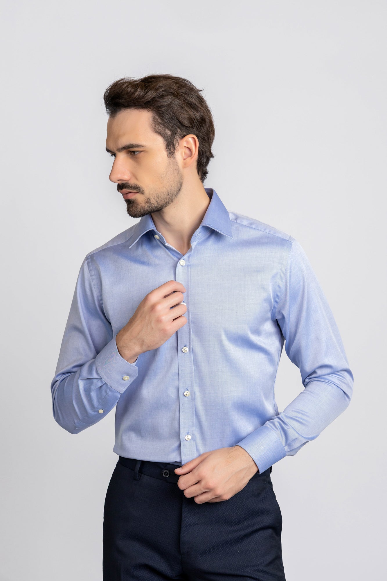 Blue Twill Shirt - Regular Fit