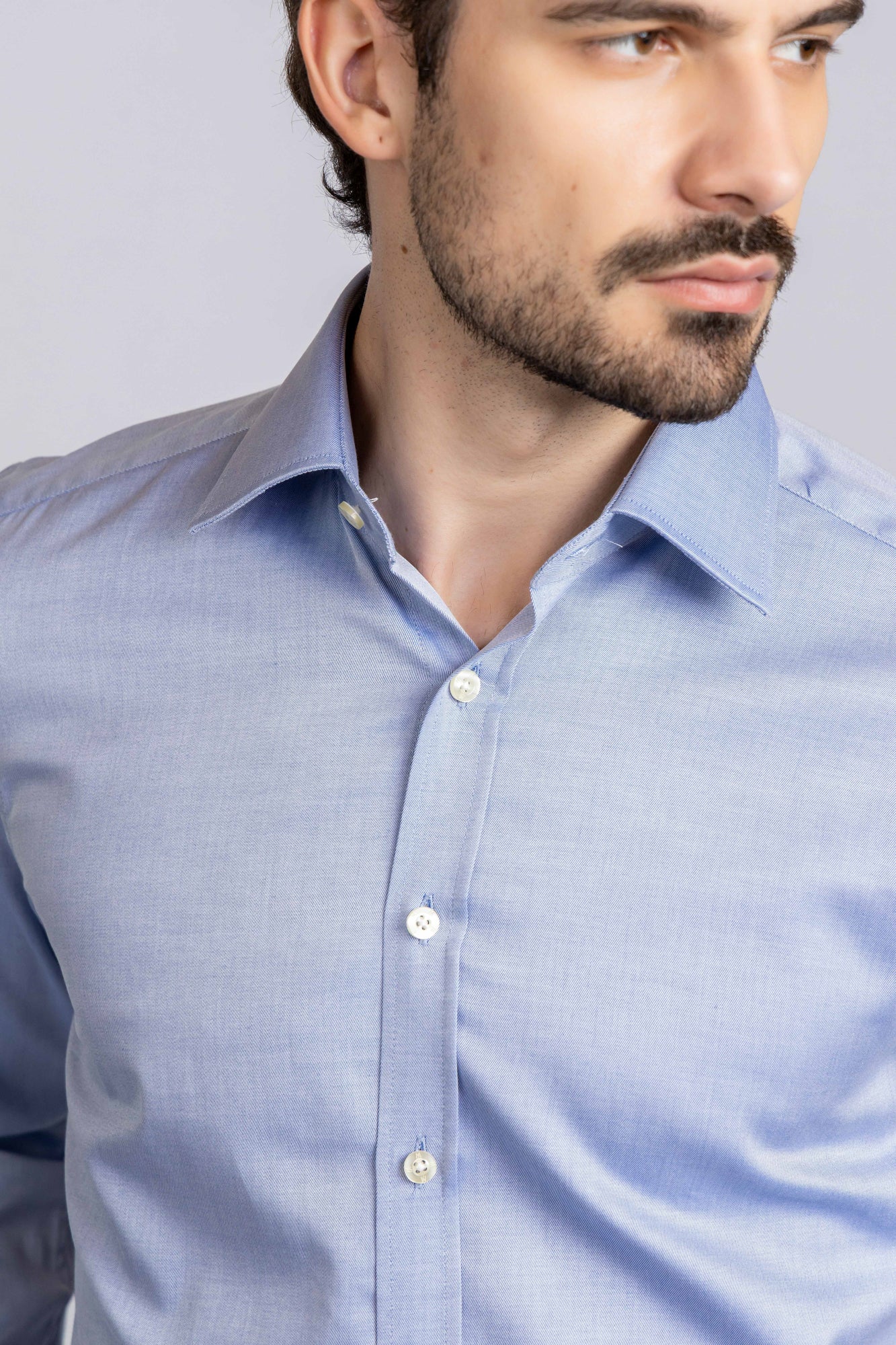 Blue Twill Shirt - Regular Fit