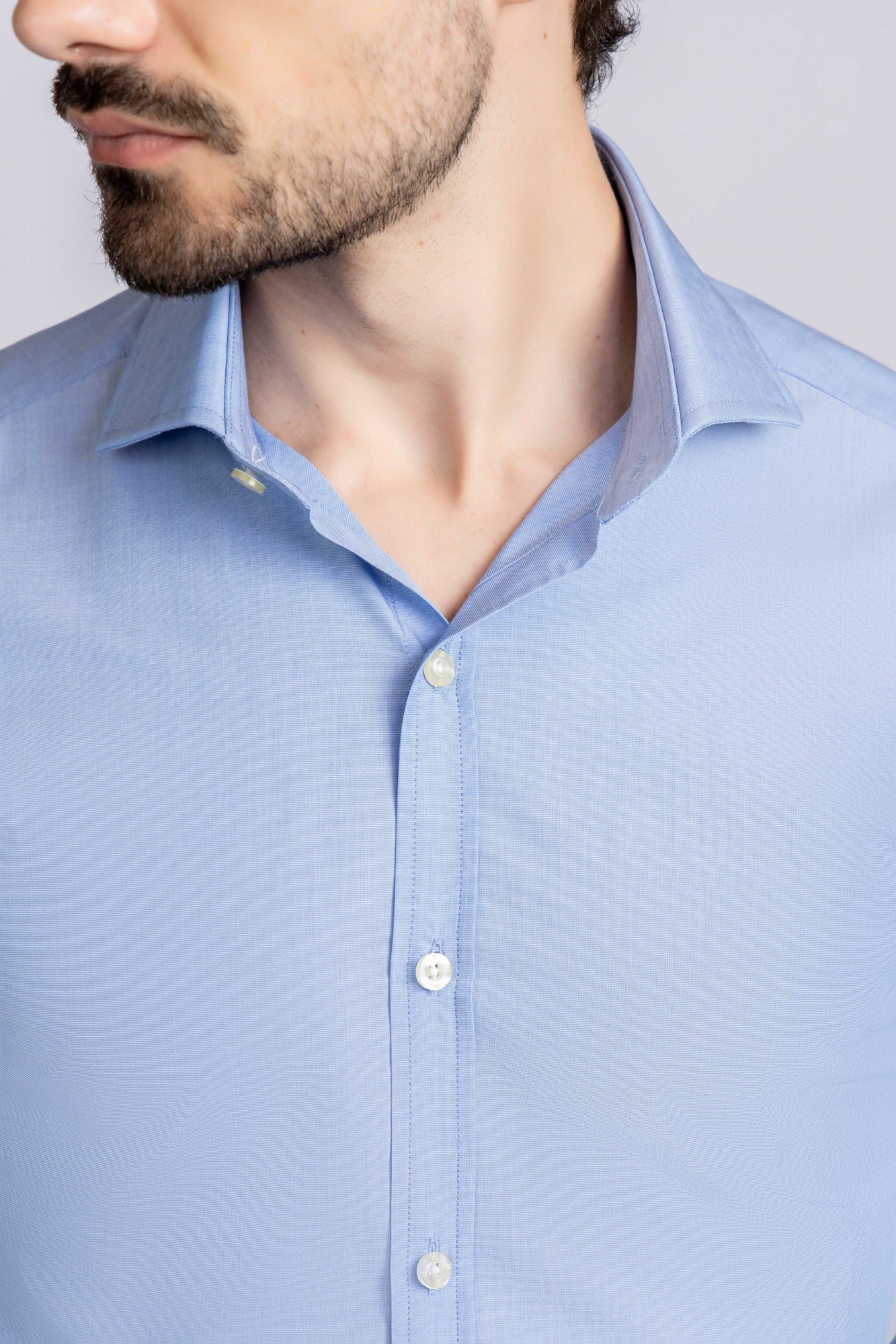 Blue Filafil Shirt - Slim Fit