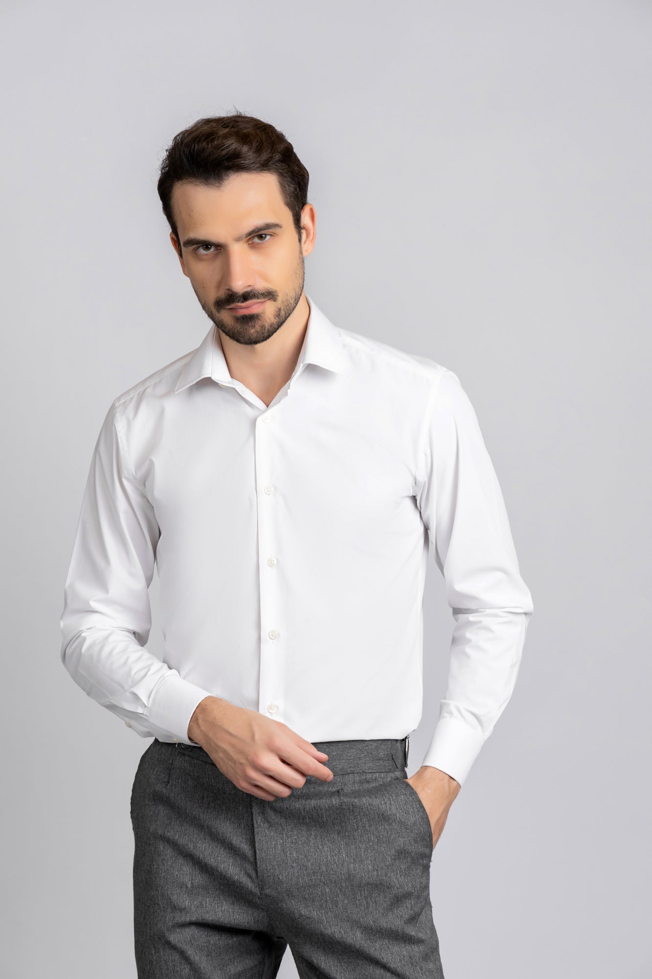 Poplin Shirt - Regular Fit White