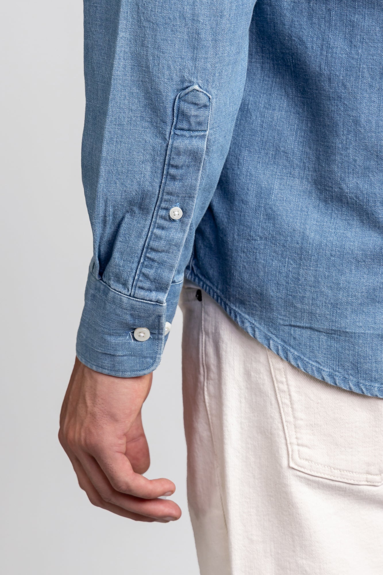 Cutaway Denim Shirt