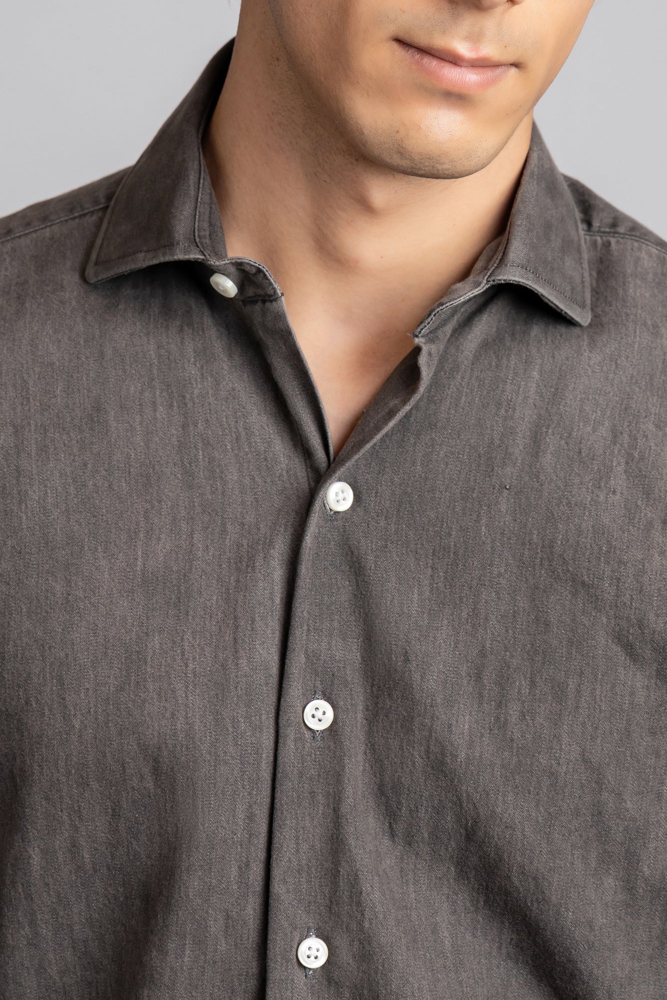 Cutaway Denim Shirt