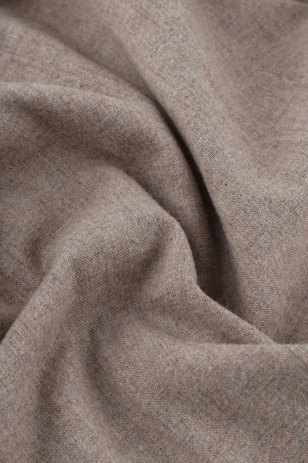 Brushed Melange Flannel Shirt
