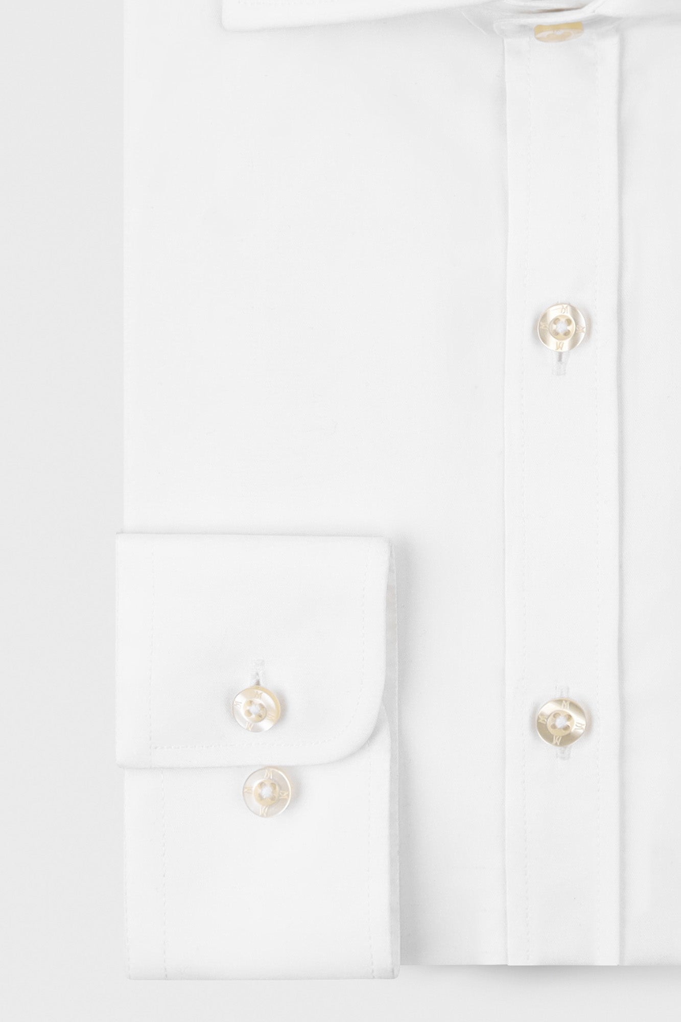 White Twill Non-Iron Shirt - Slim Fit