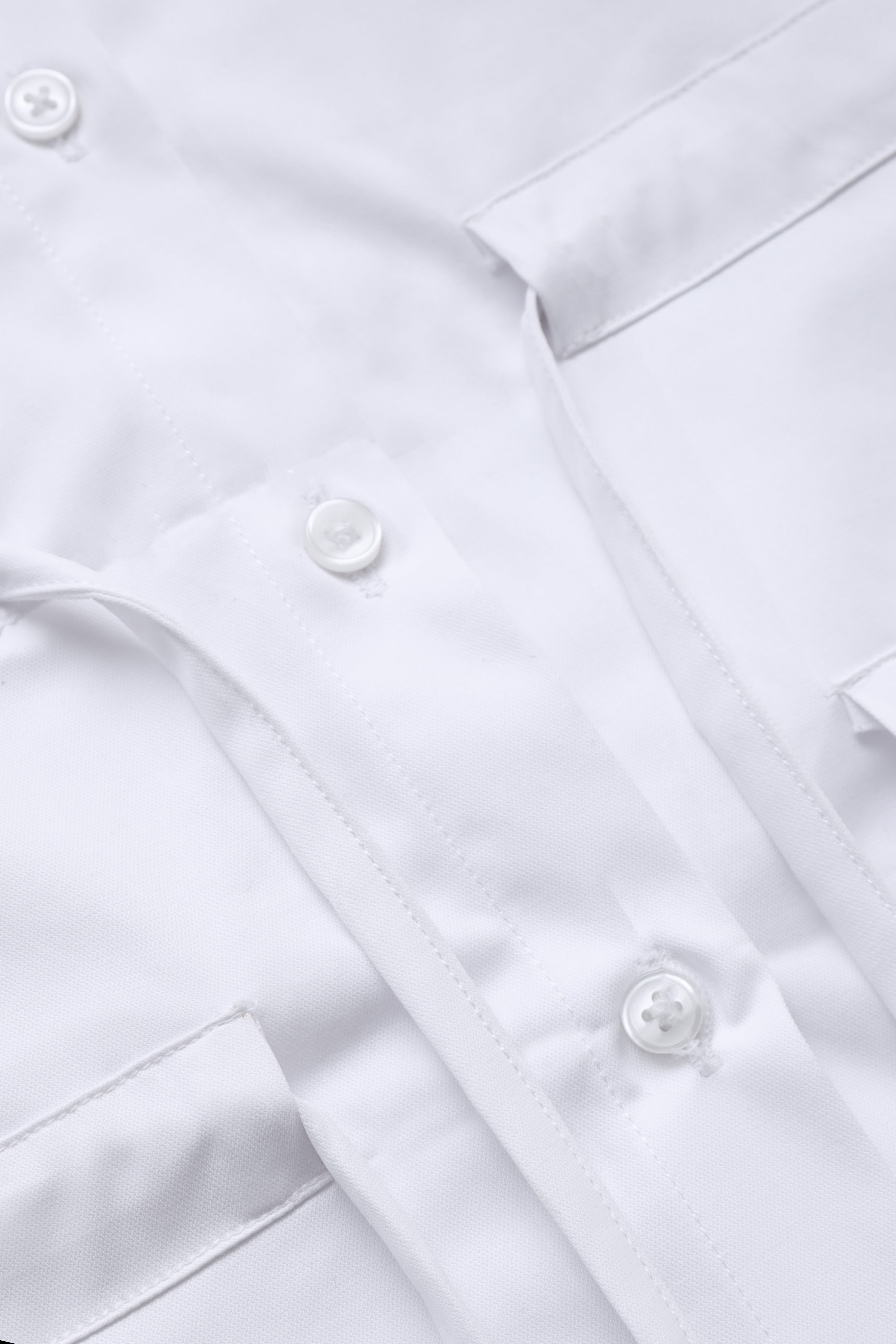 White Waist Tie Stretch Shirt