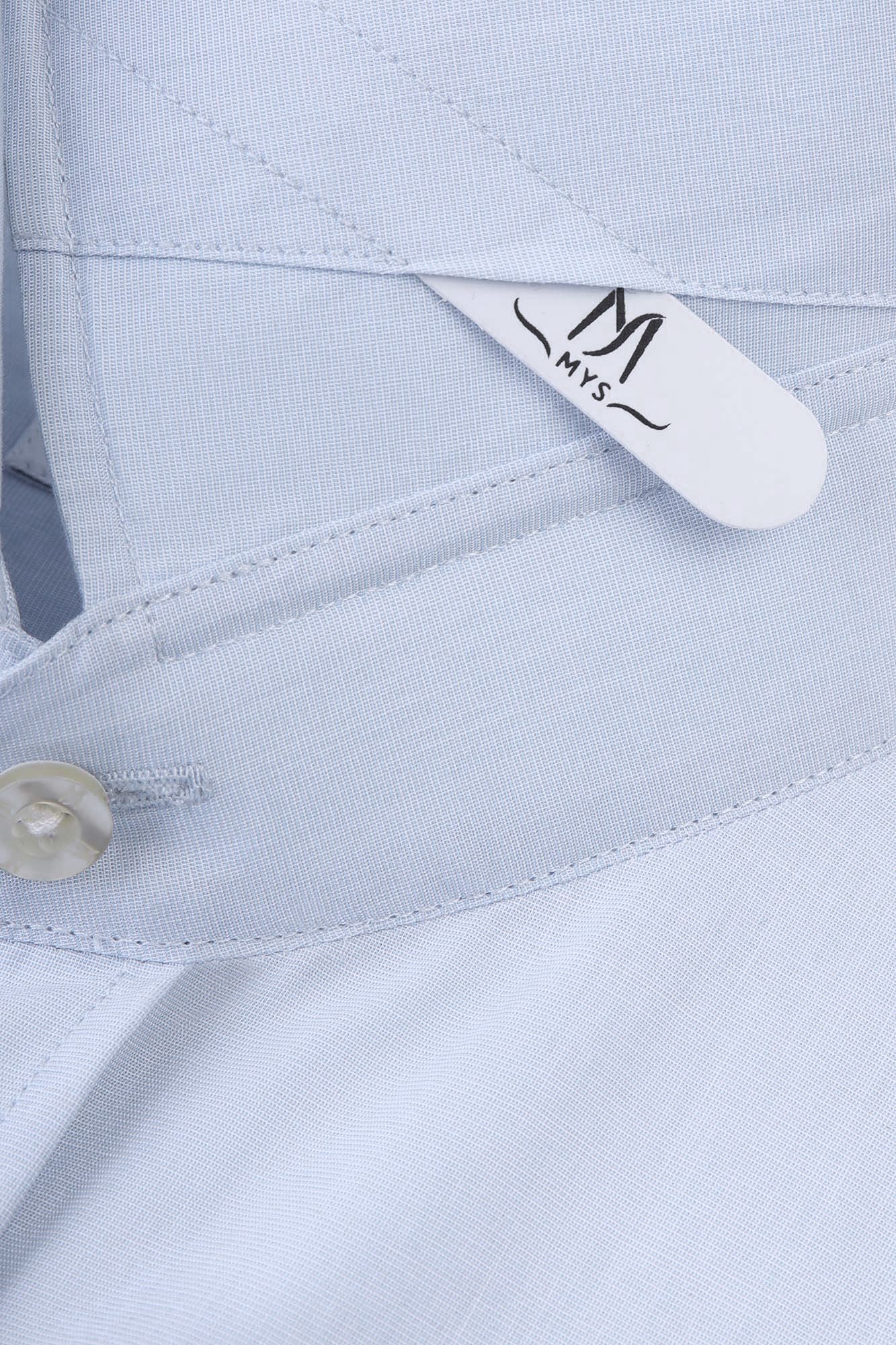 Light Blue Filafil Double Cuff Shirt - Regular Fit