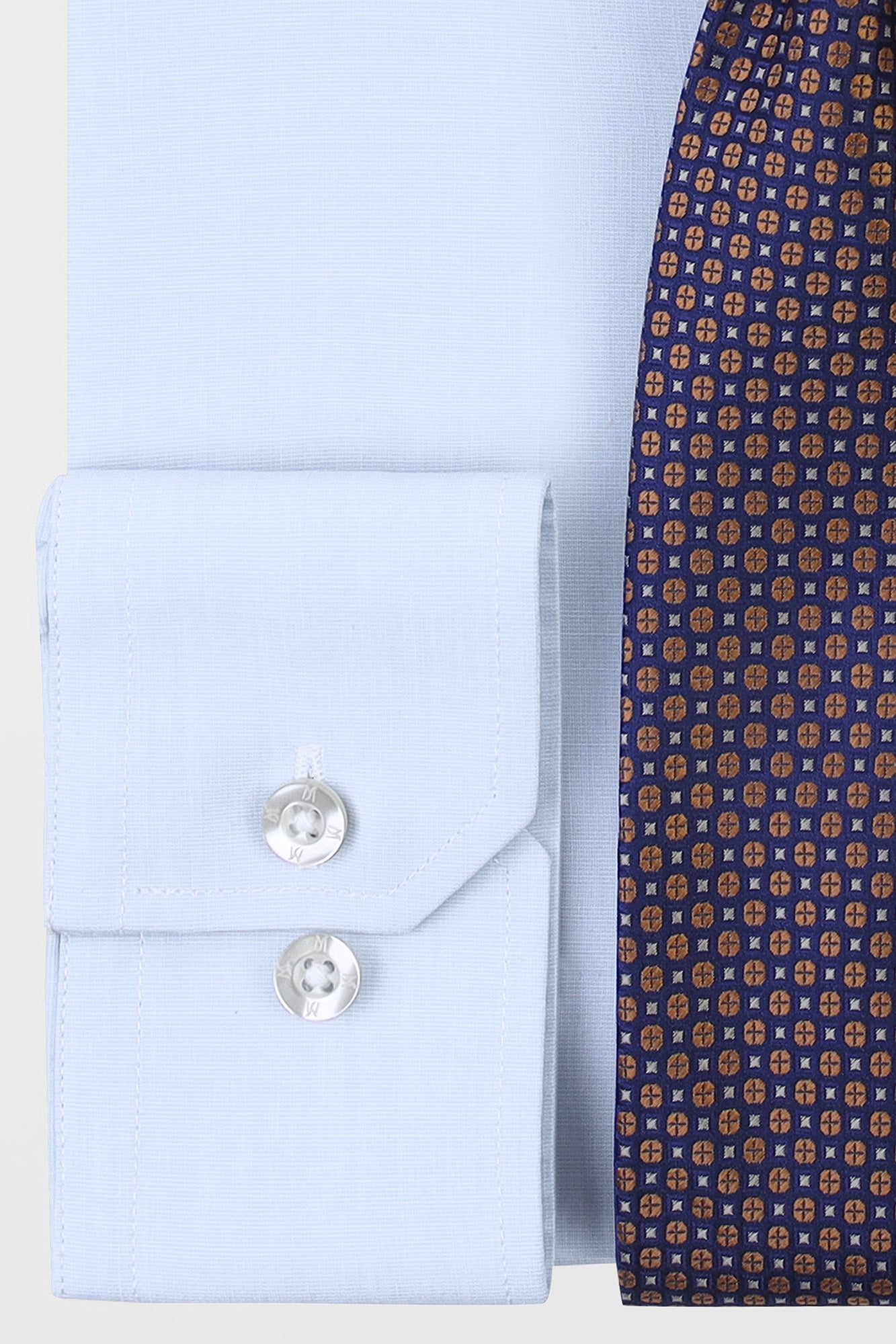 Light Blue Filafil Shirt - Slim Fit