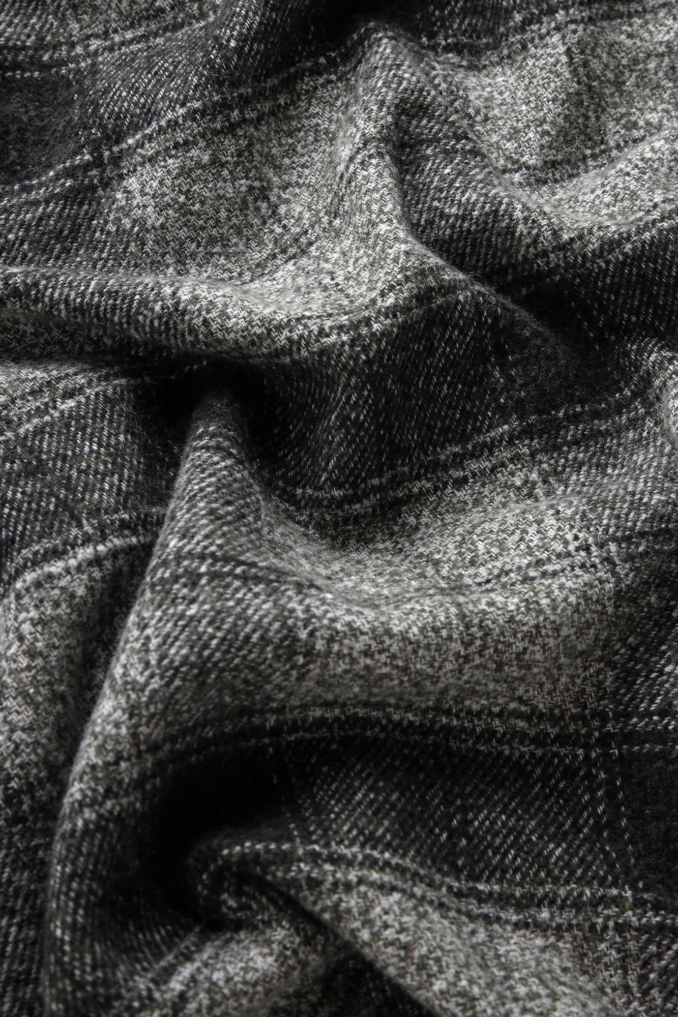 Brushed Checkered Overshirt