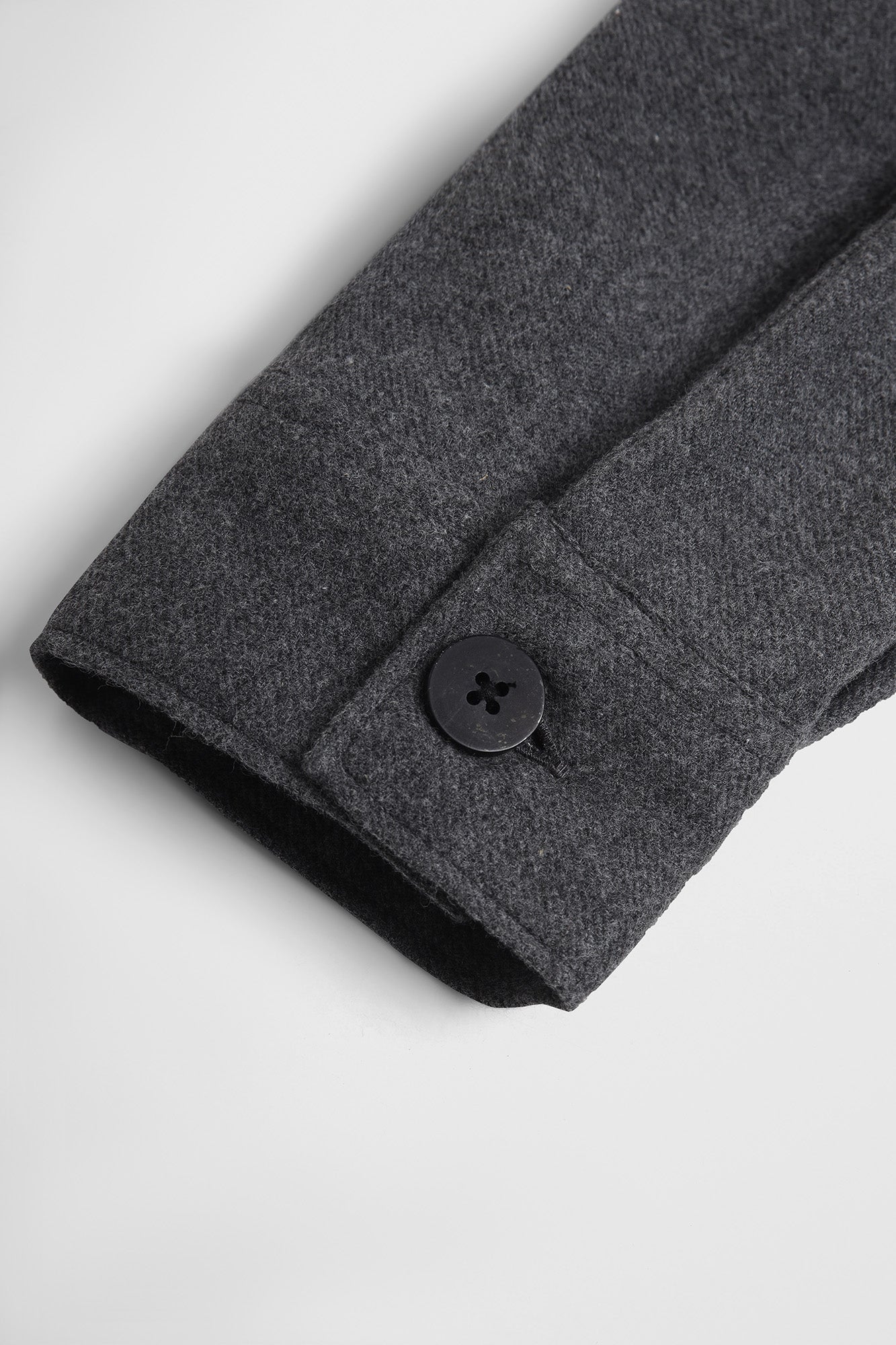 Grey Brushed Overshirt